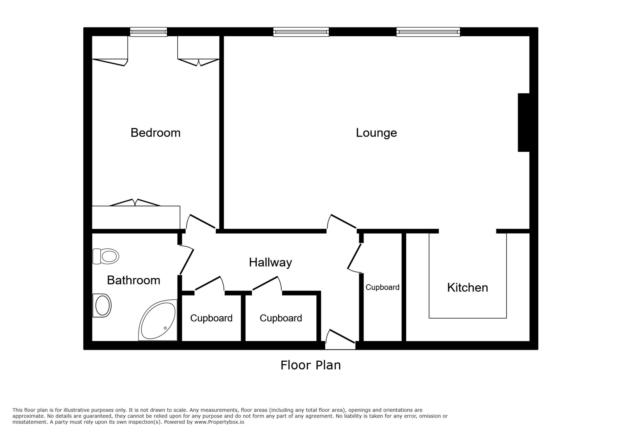 Flat 34, Strand Court Strand Quay, Rye floorplan