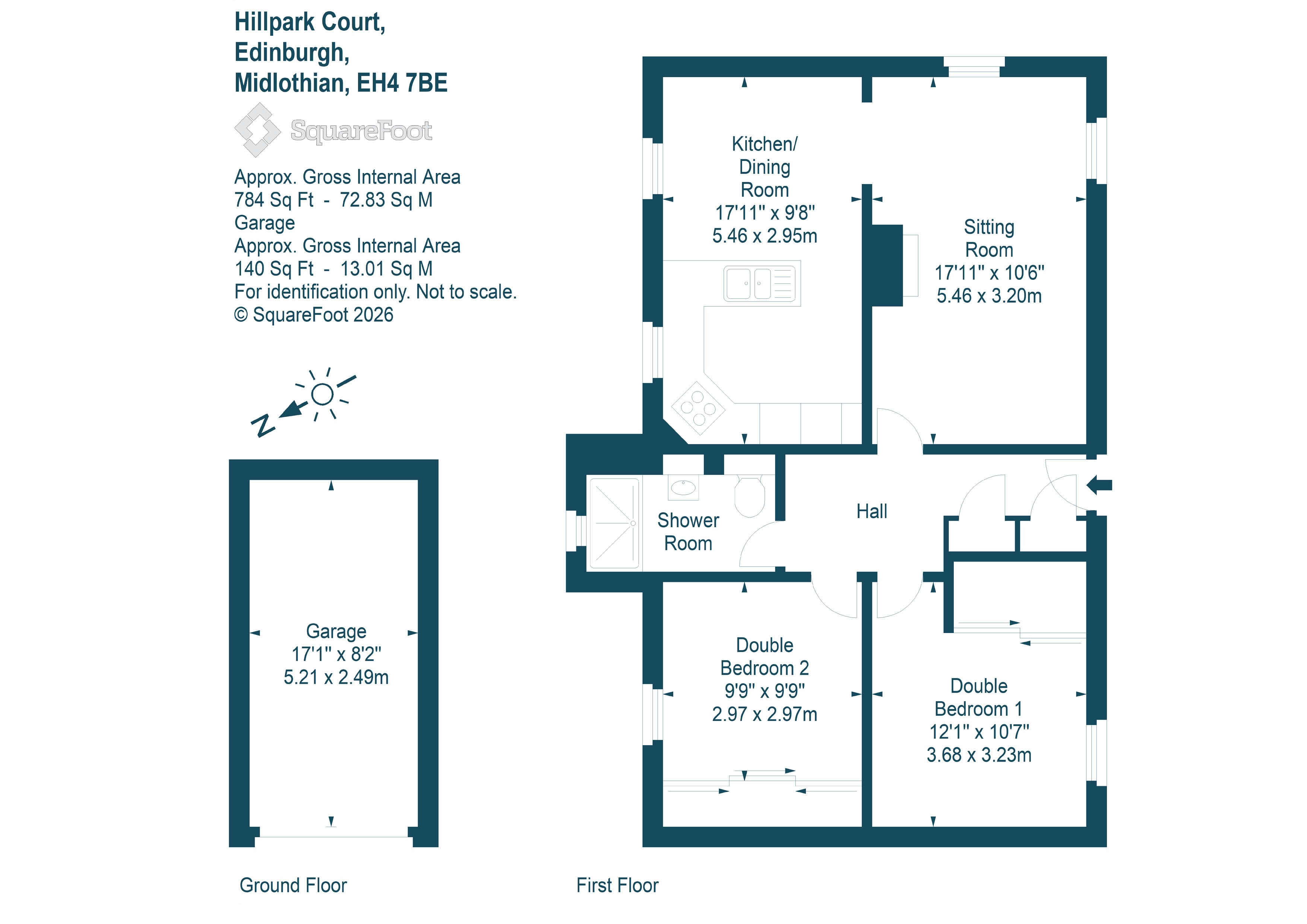 14/3, Hillpark Court, Edinburgh floorplan