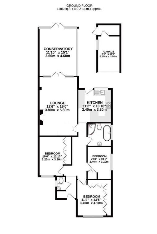 6, Oaklands Avenue, Hatfield floorplan