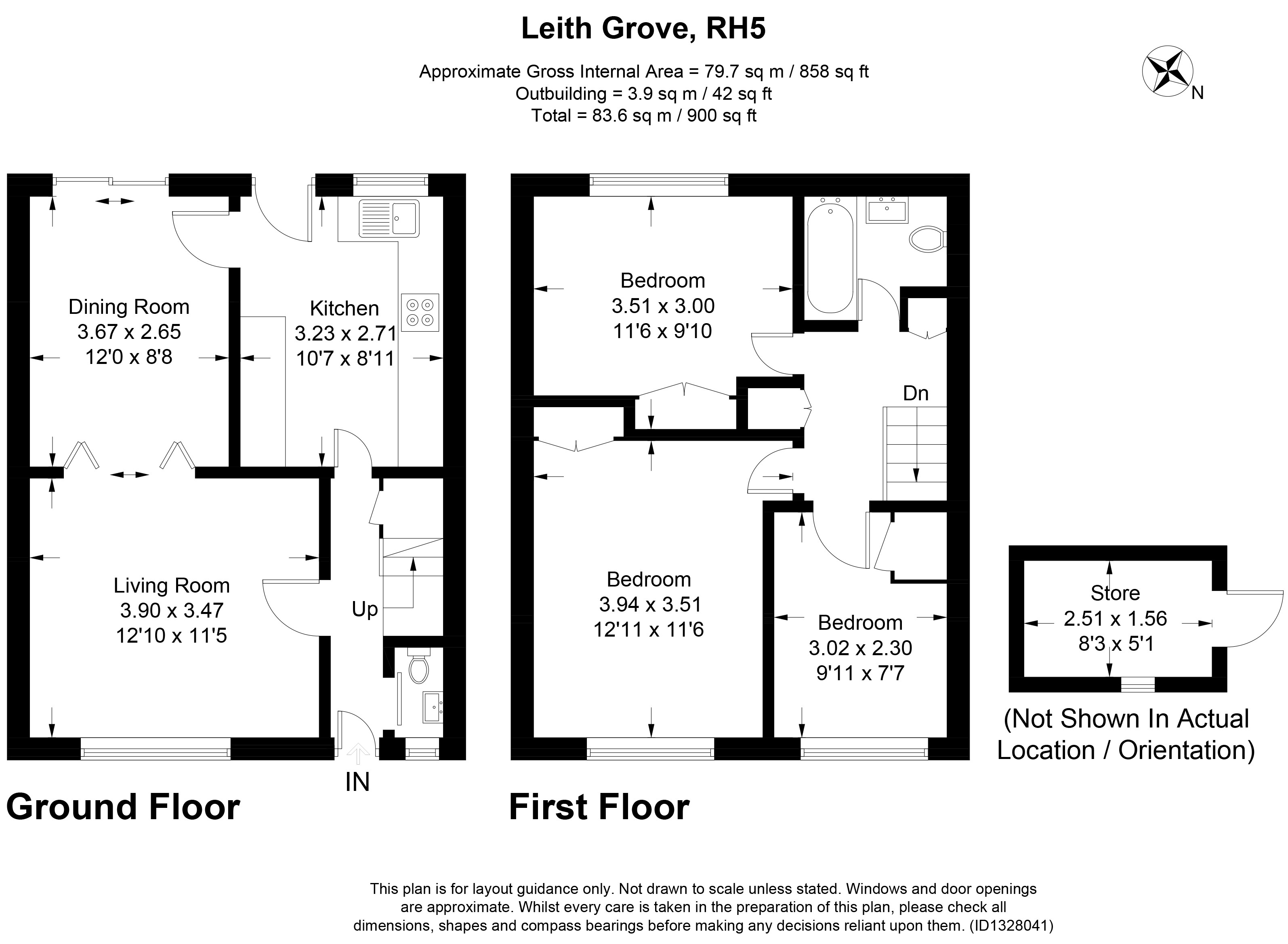 10, Leith Grove, Dorking floorplan