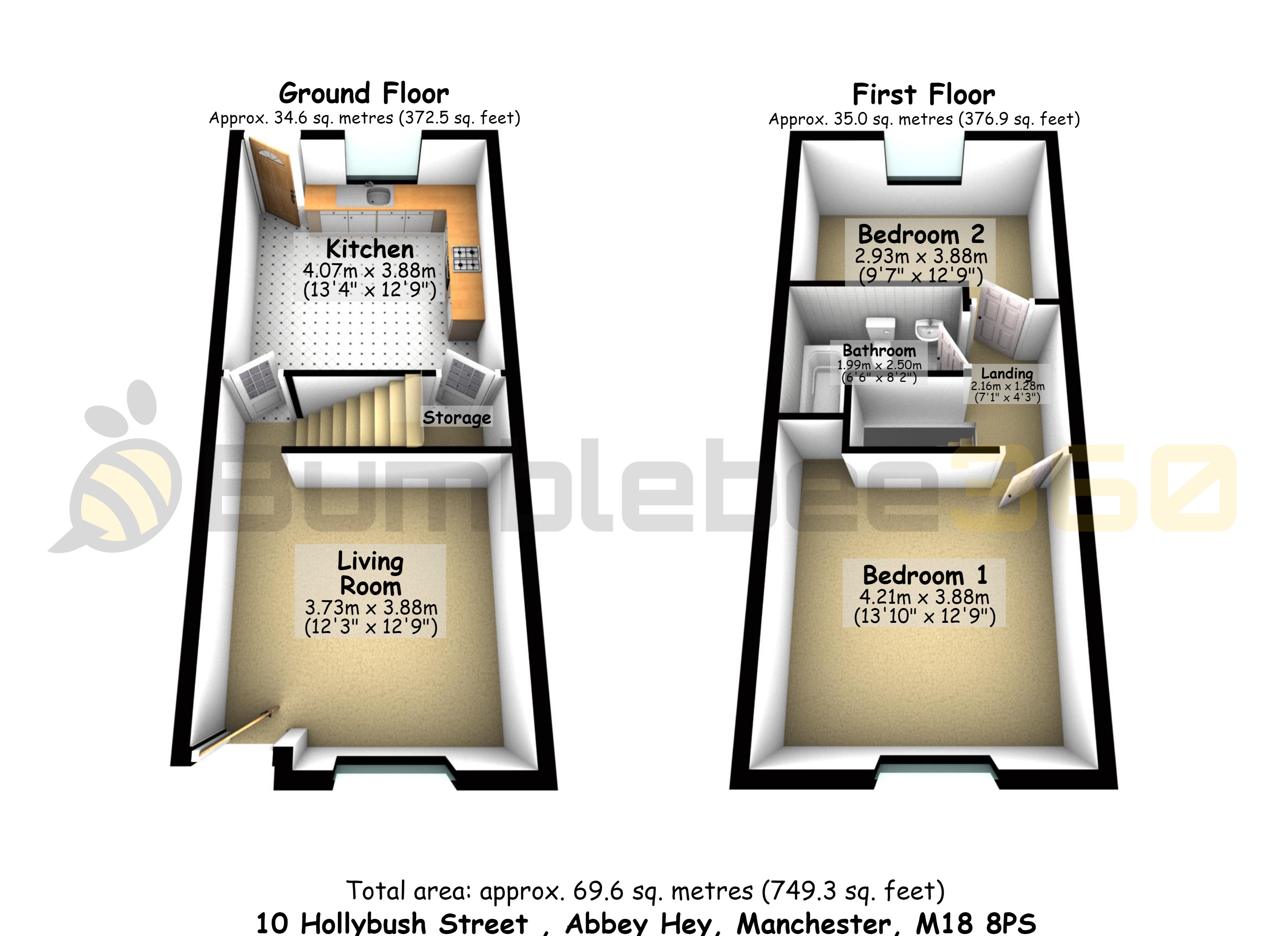 HOLLY10, Hollybush Street, Abbey Hey, Manchester, M18 8PS, Manchester floorplan