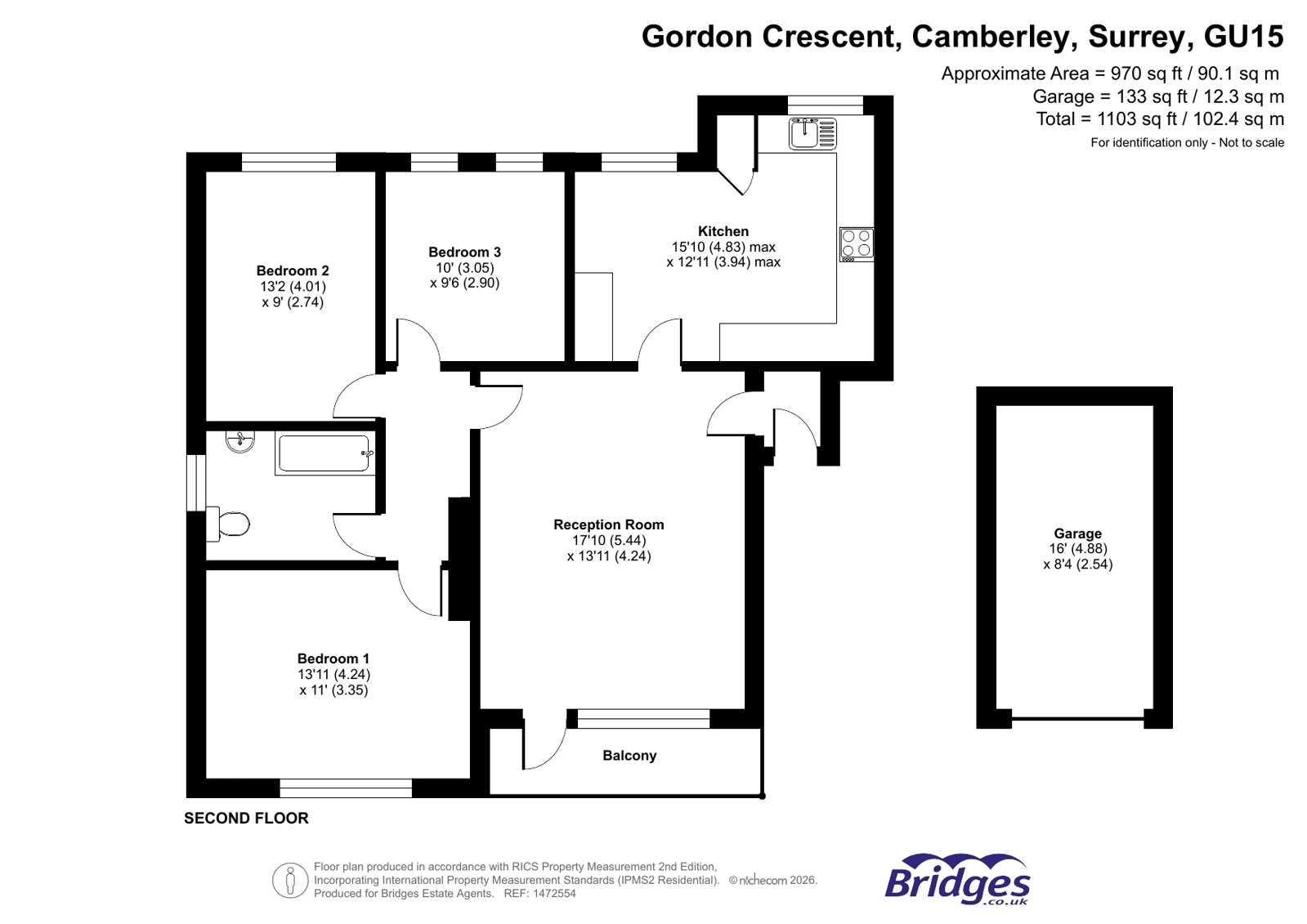 6 Fairmead Court,, Gordon Crescent, Surrey floorplan