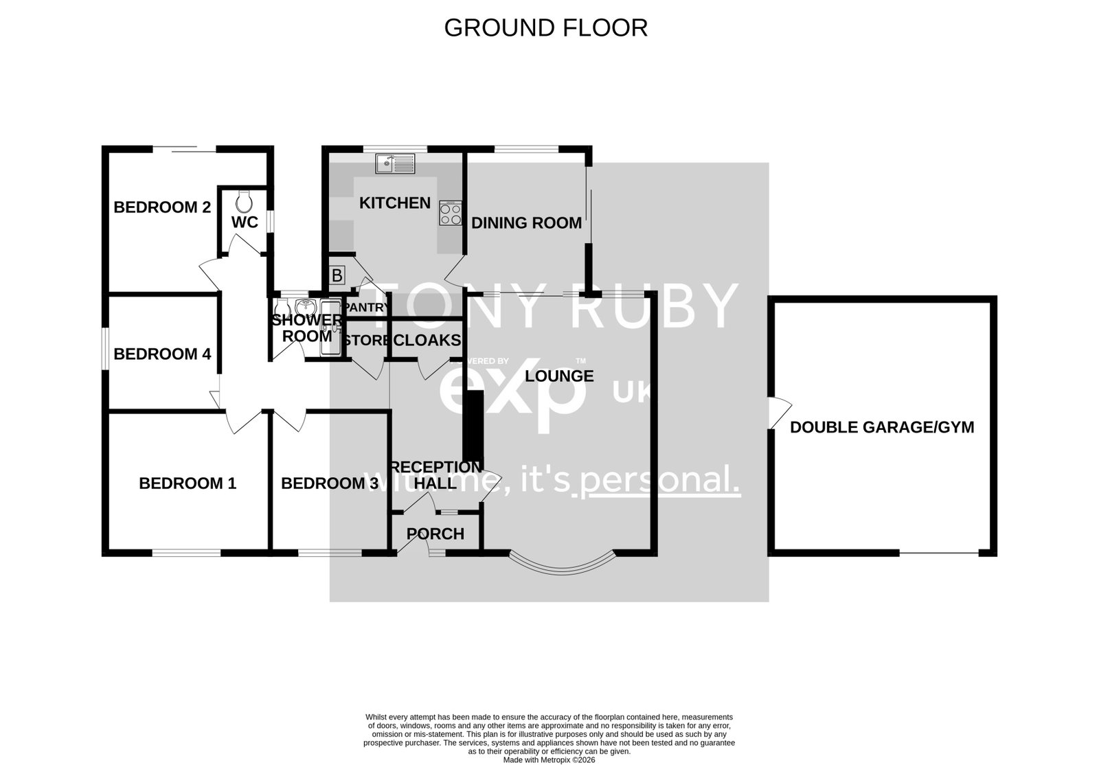 46, Saltersford Road, Grantham floorplan