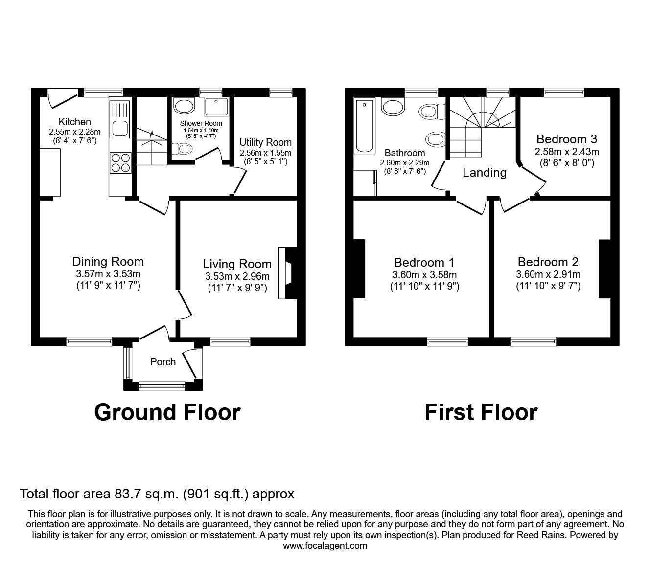 Sandy Lane, Thurcroft, Rotherham S66, 3 bedroom end terrace house for