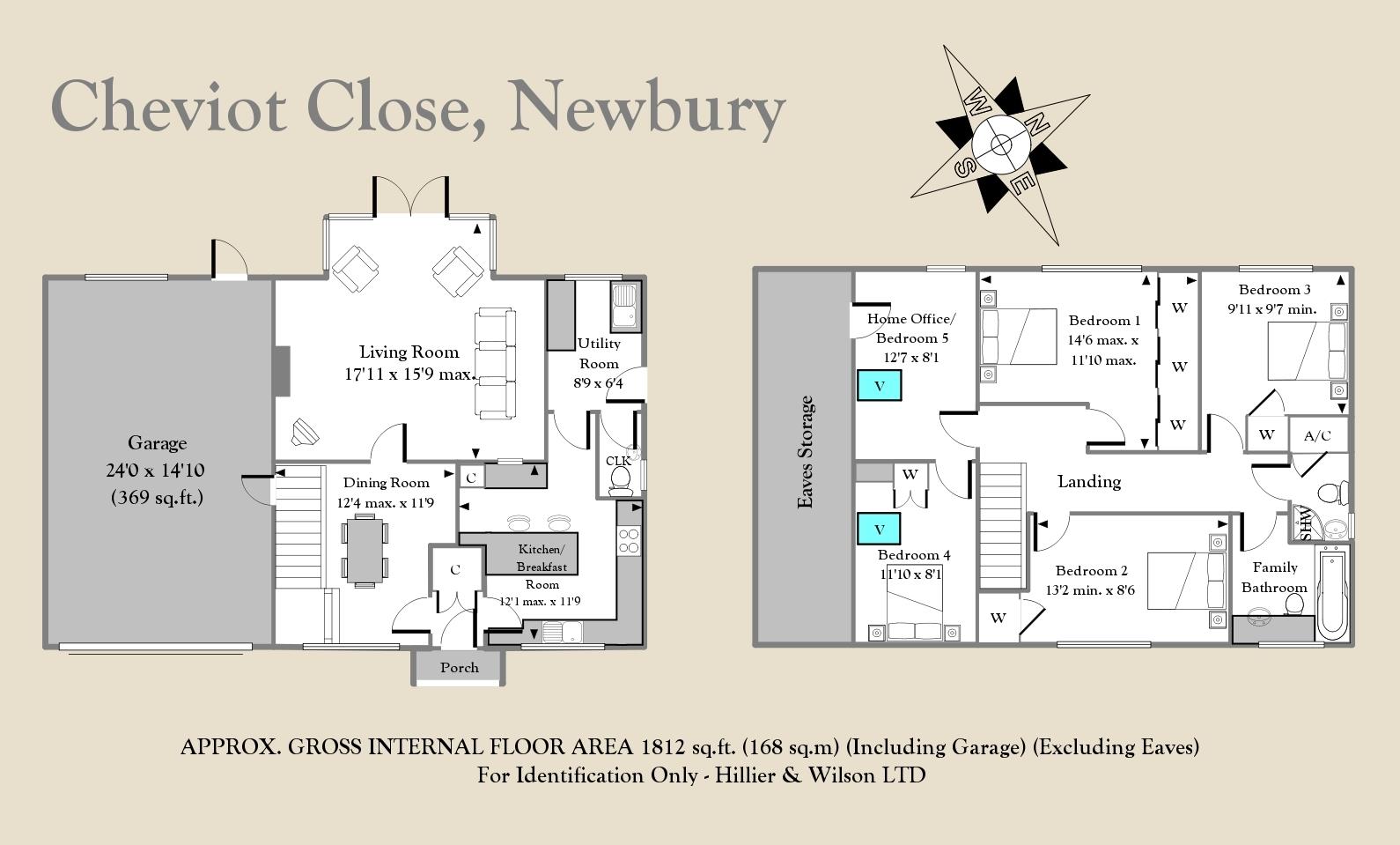 15, Cheviot Close, Newbury floorplan