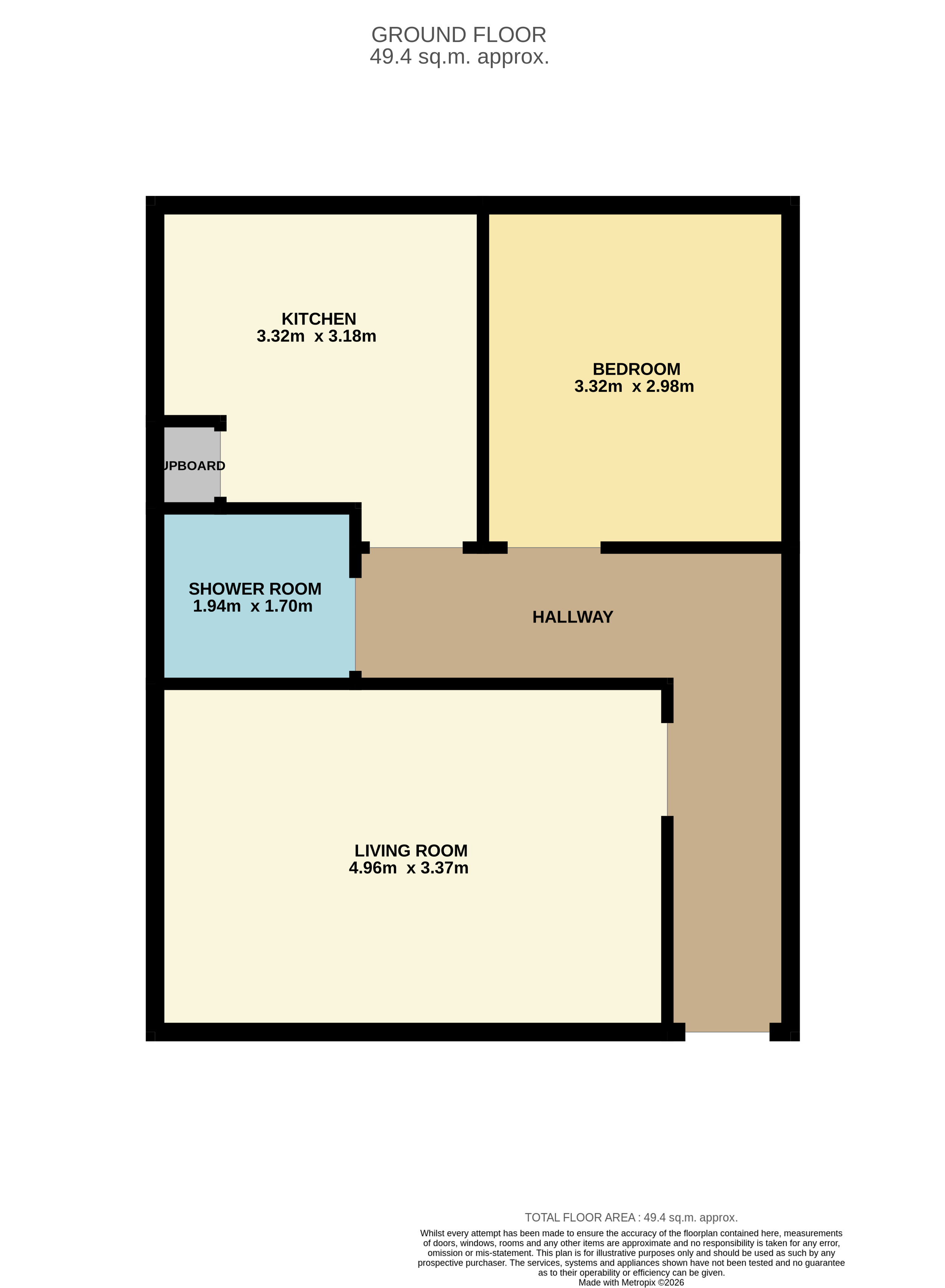 8b, Mount Road, Montrose floorplan