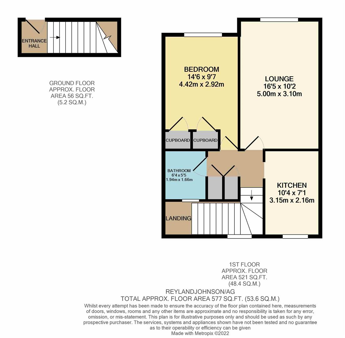 12, Altham Grove, Harlow floorplan
