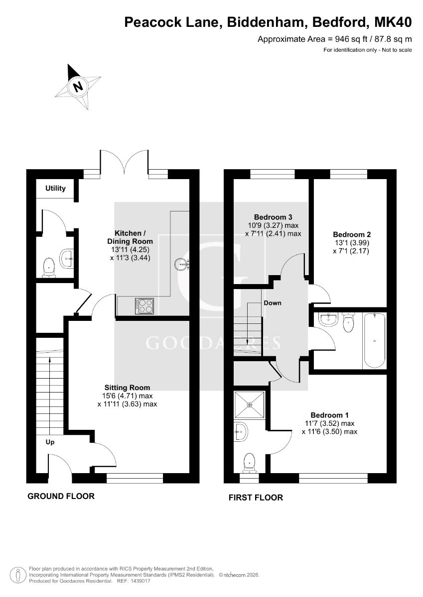 35 Peacock Lane, Biddenham floorplan