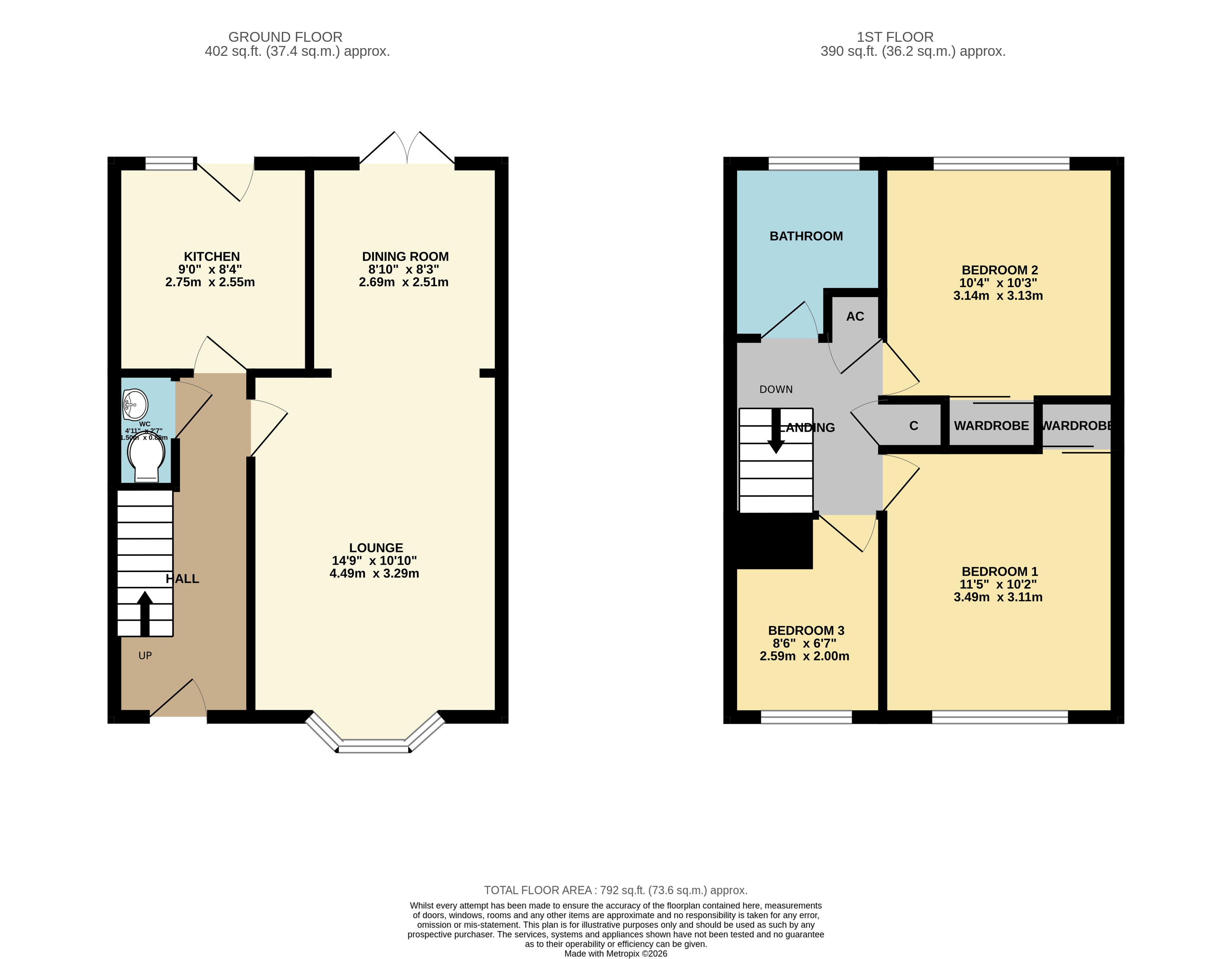 2, Tresillian Close, Walkford floorplan