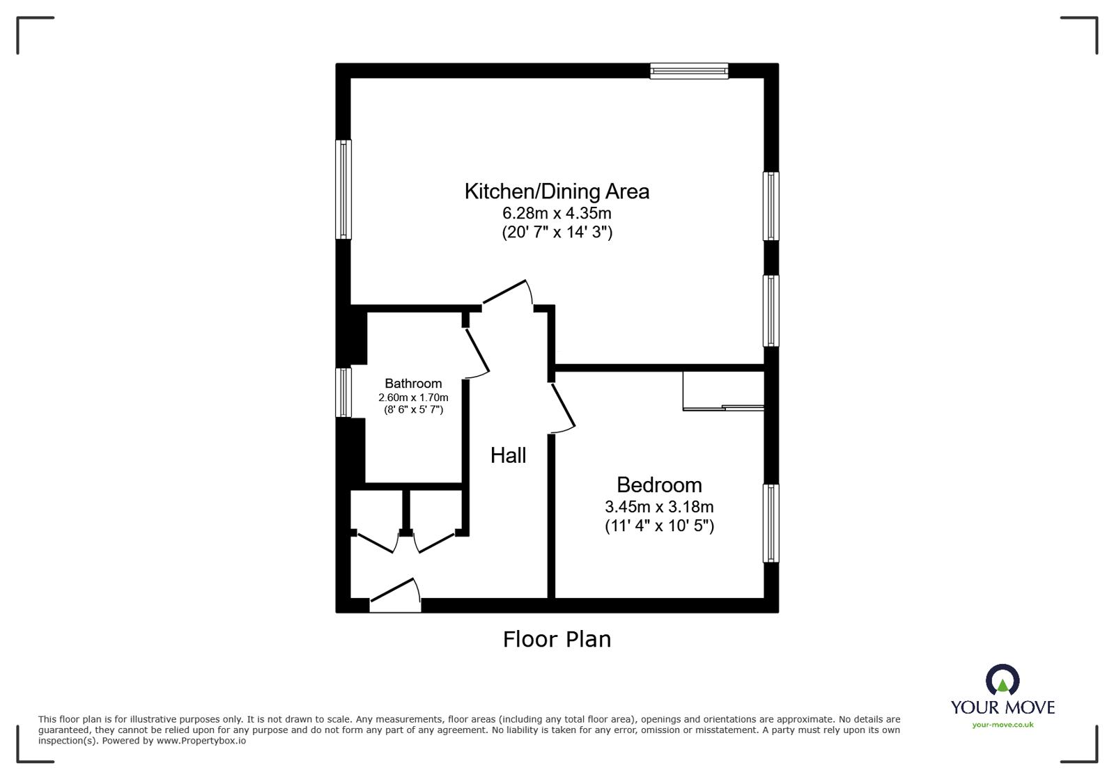 9 Pearl Court,, Garnet Road, Erith floorplan