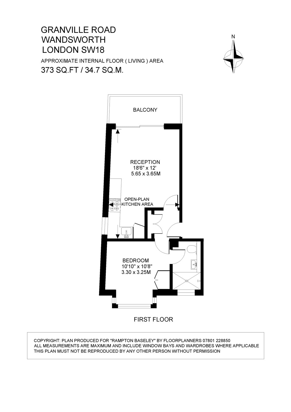 Granville Road, London floorplan