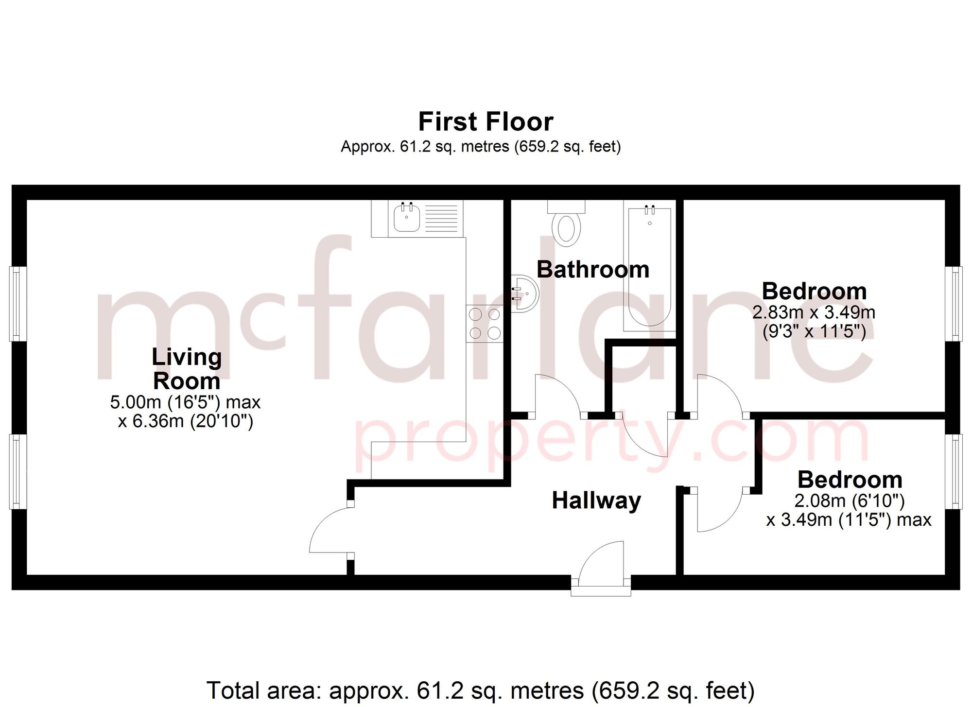 60 Godwin Court, Swindon floorplan