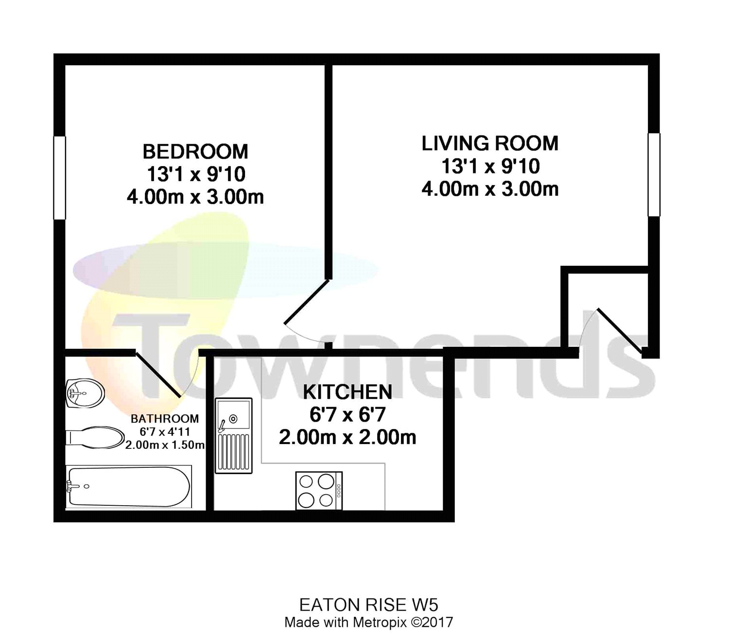 1 Bedrooms Flat to rent in Eaton Rise, Ealing W5