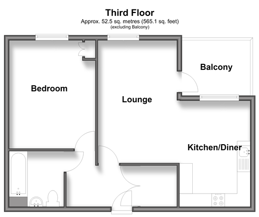 Cross Street, Chatham floorplan