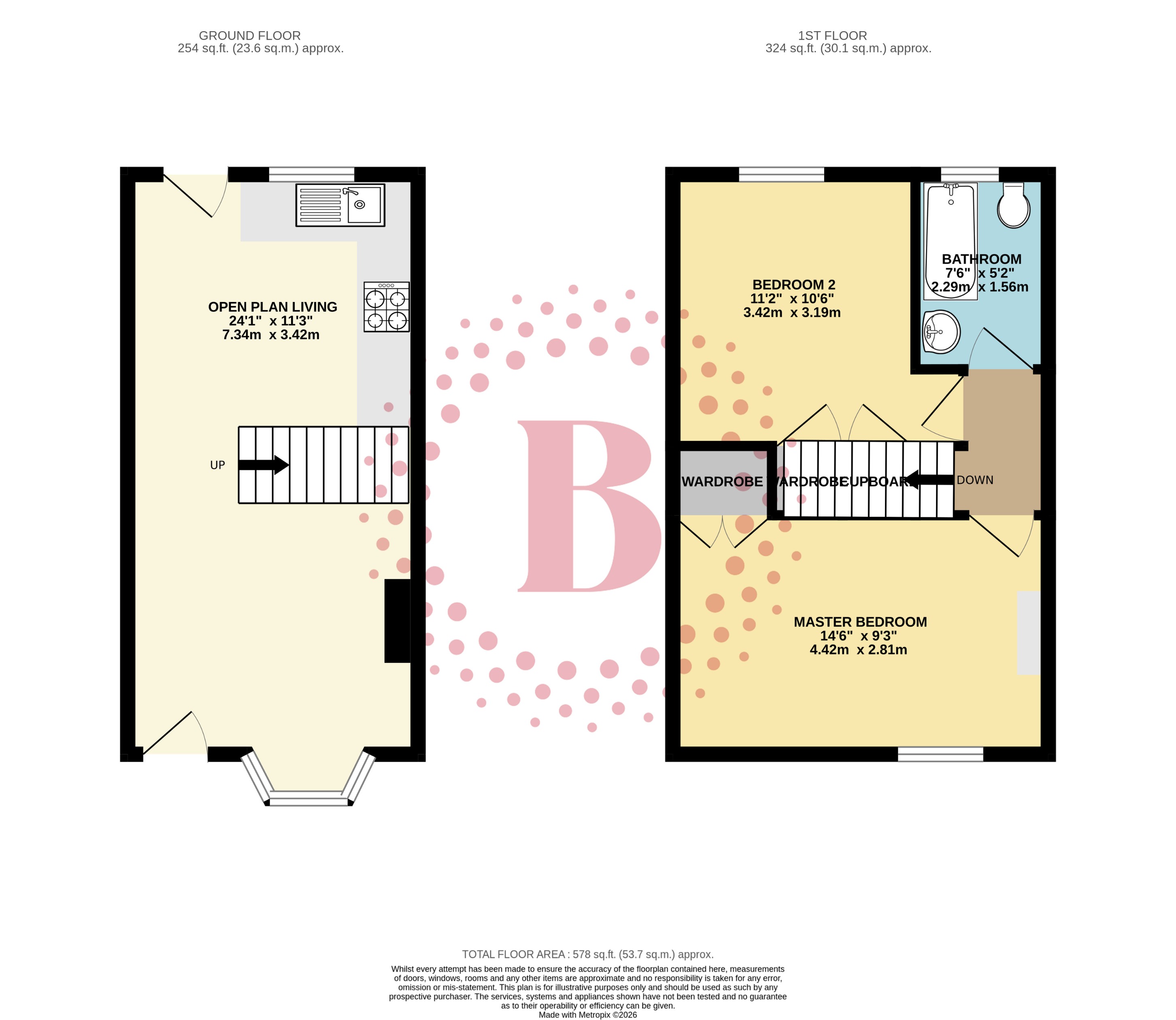 4, Kent Place, Hitchin floorplan