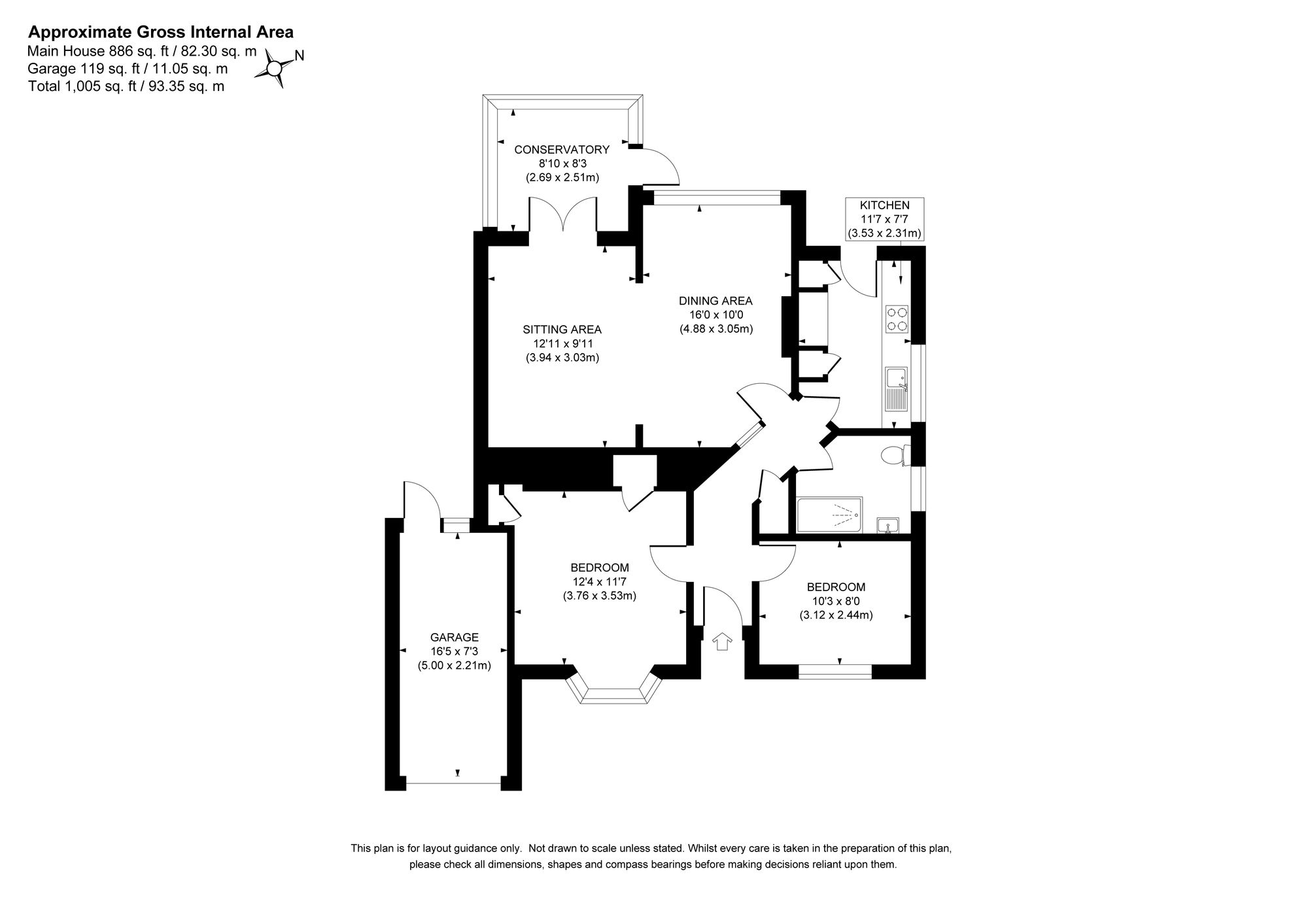64 Edward Road, Haywards Heath floorplan