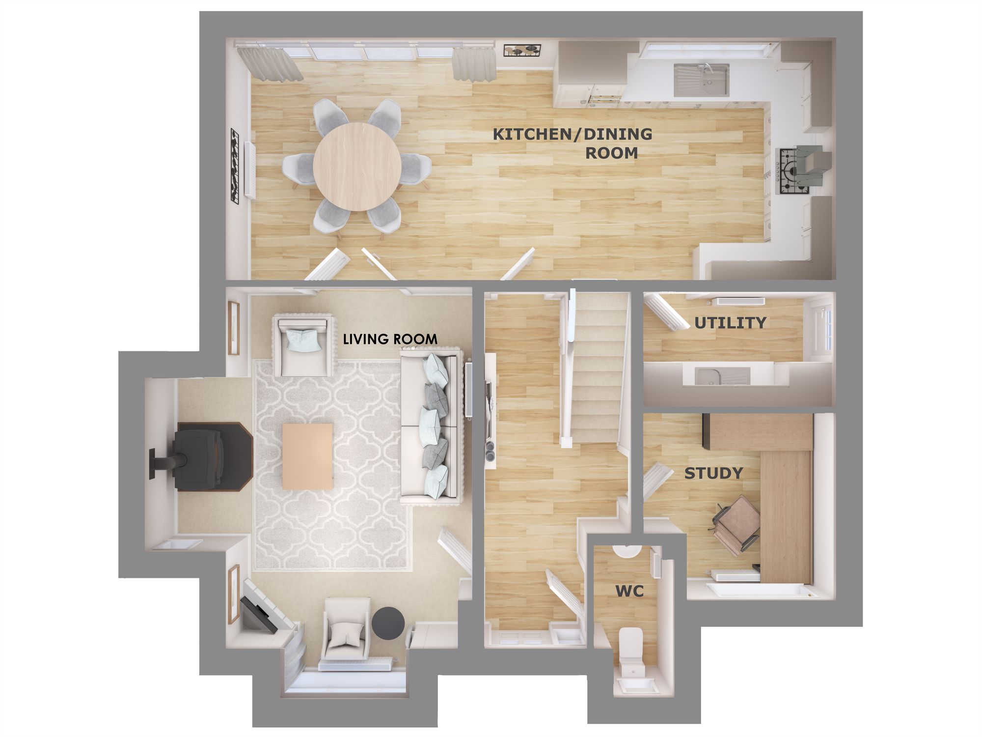 Rydal Plot 13 Forest Edge, Shropshire floorplan
