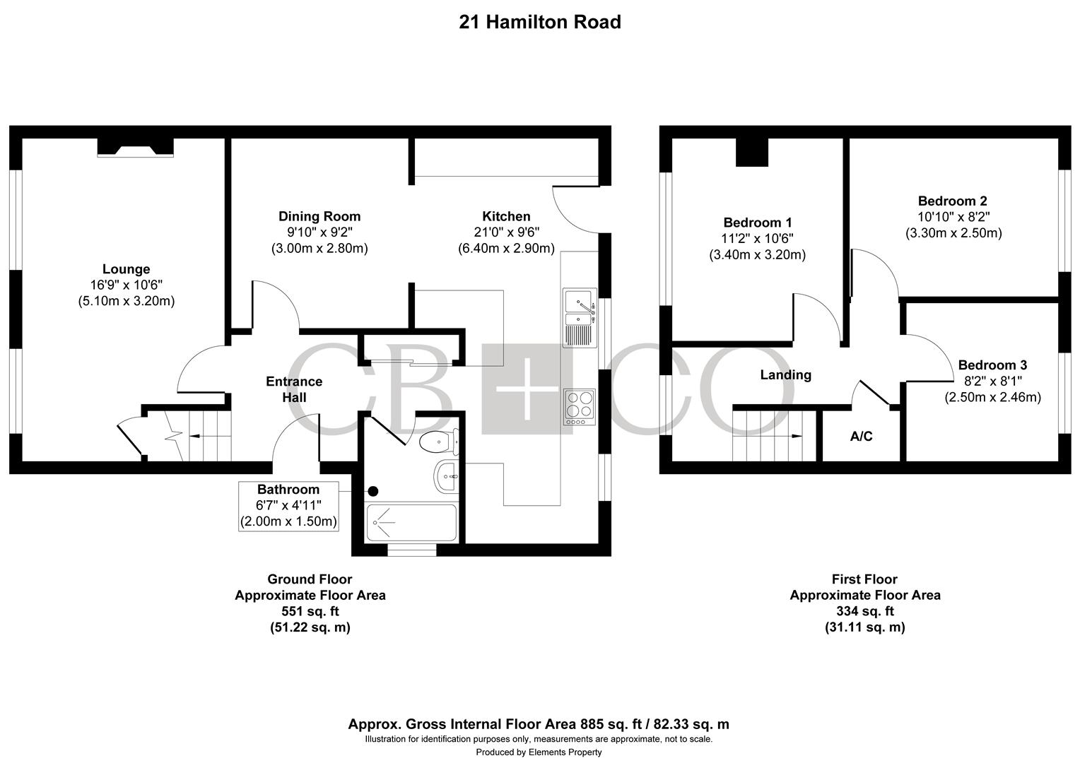 21, Hamilton Road, Derby floorplan