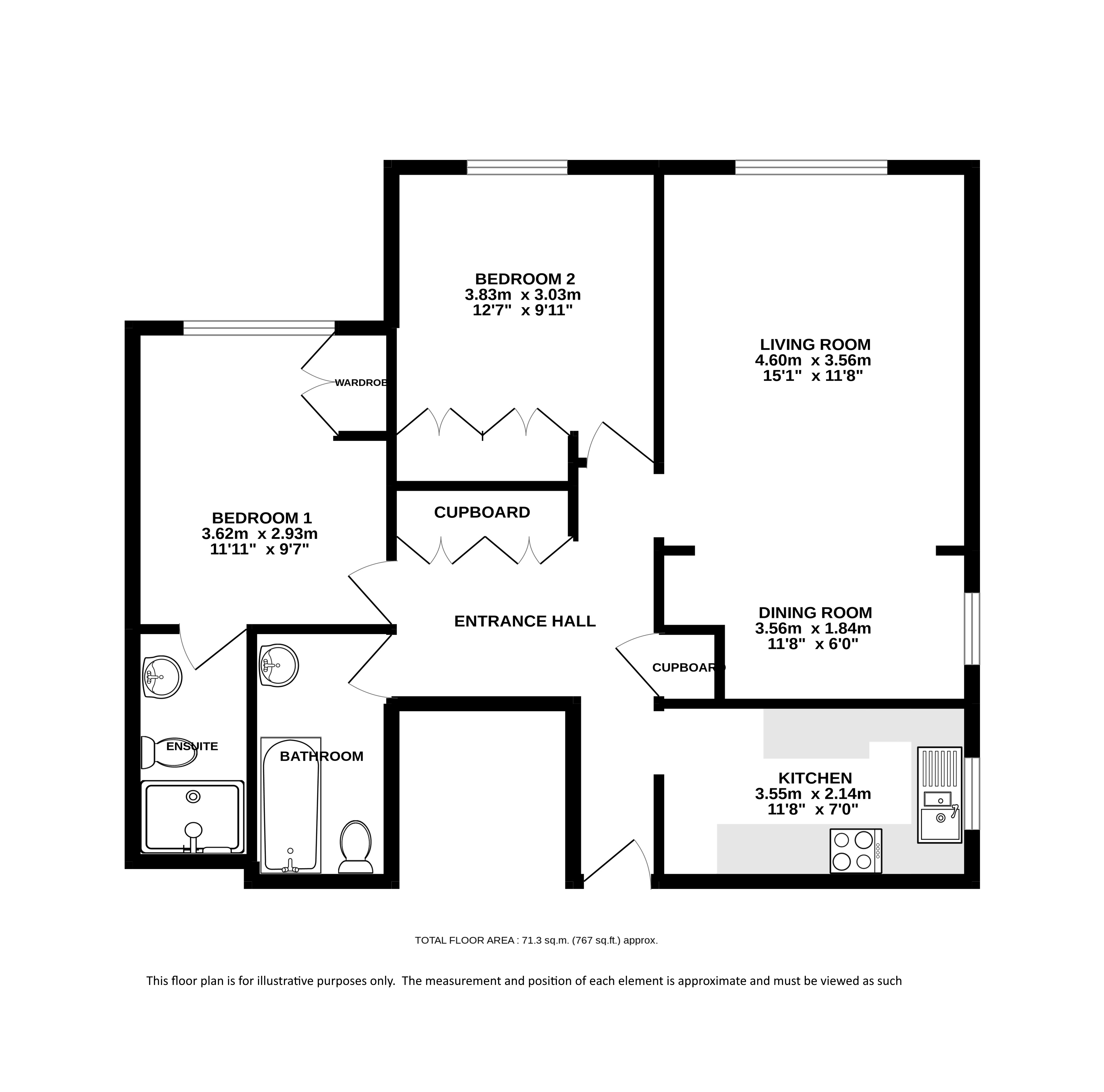 London Road, St.Albans AL1, 2 bedroom flat for sale 60573990