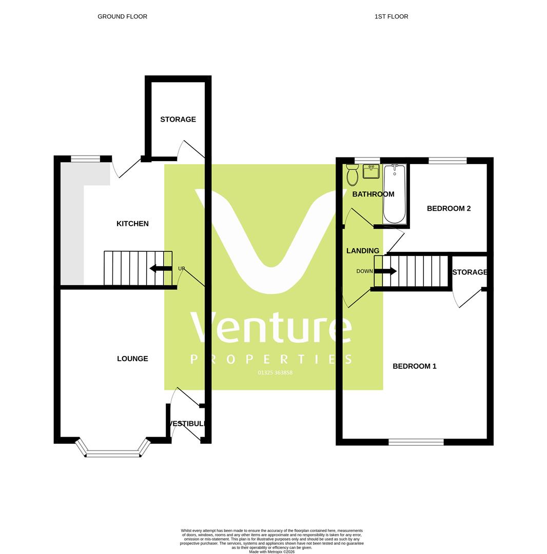 4., Dumfries Street, Darlington floorplan