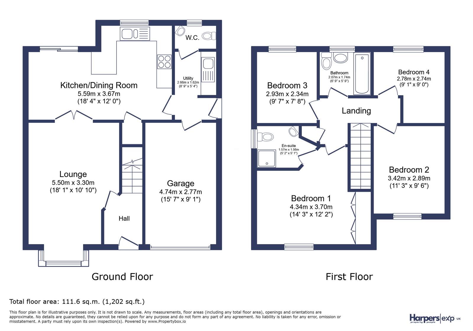 Nottingham Court, Bedlington floorplan
