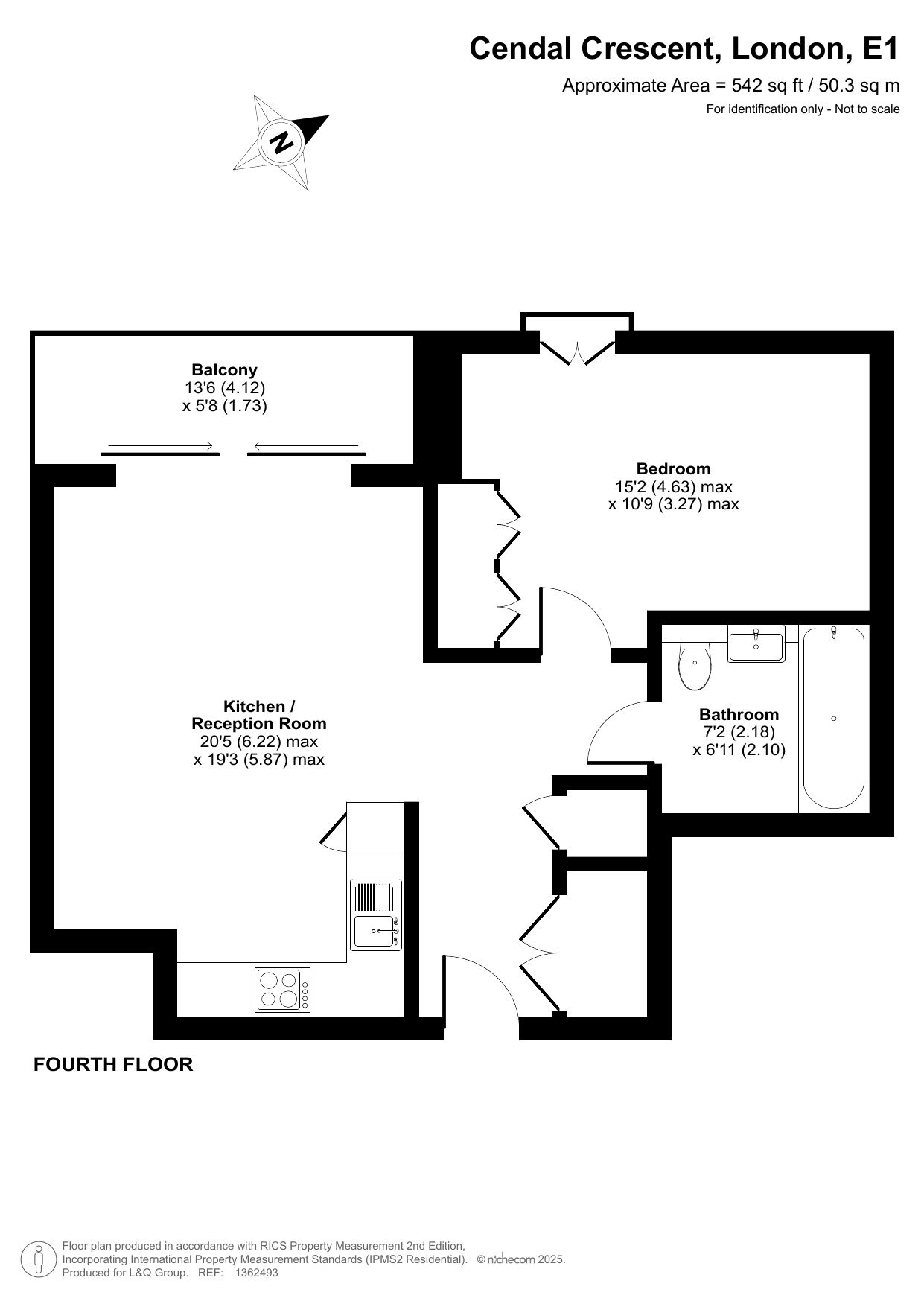Cendal Crescent, London floorplan