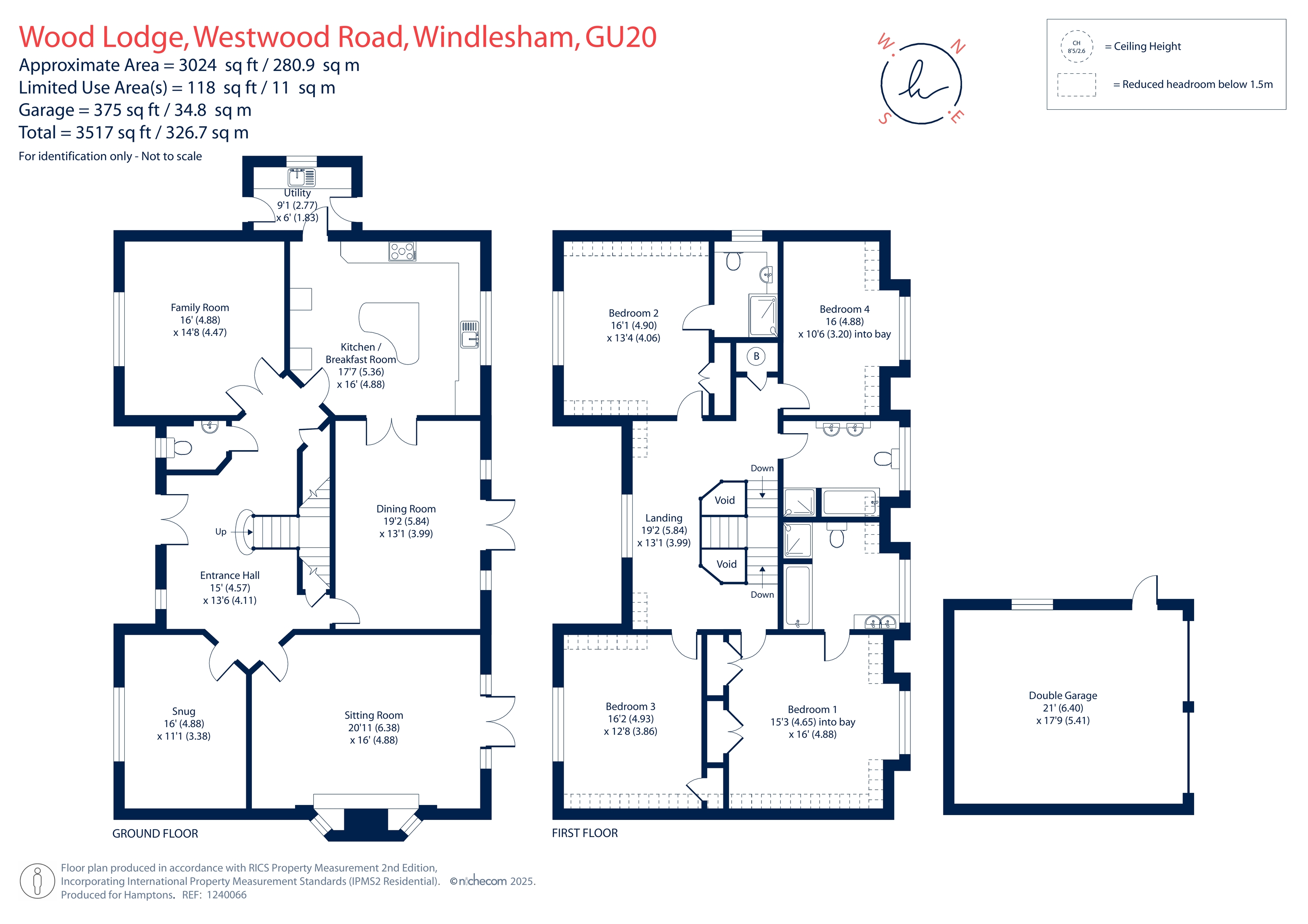 Wood Lodge, Westwood Road, Windlesham floorplan