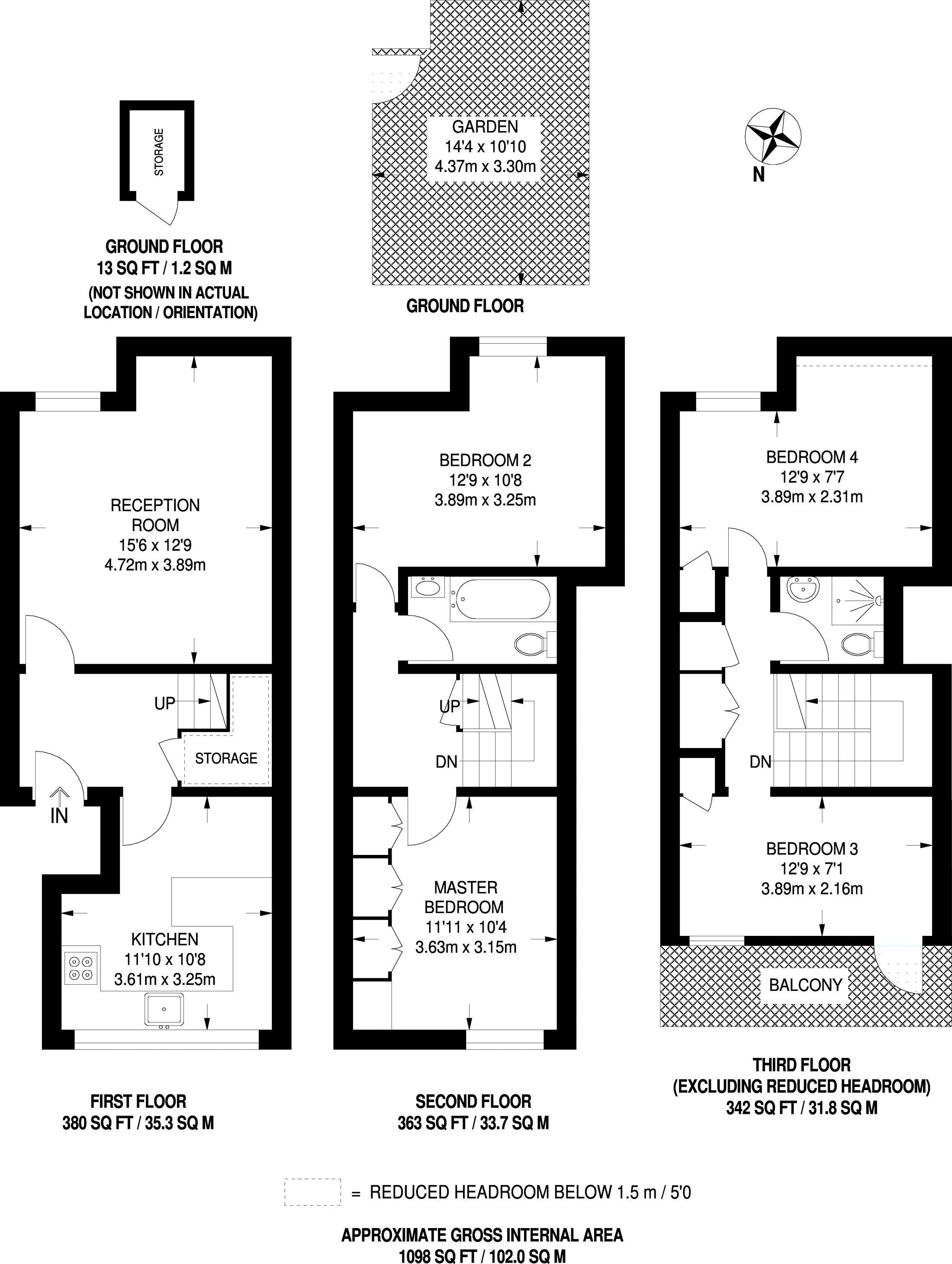 4 Bedrooms Flat for sale in Camden Road, Camden NW1