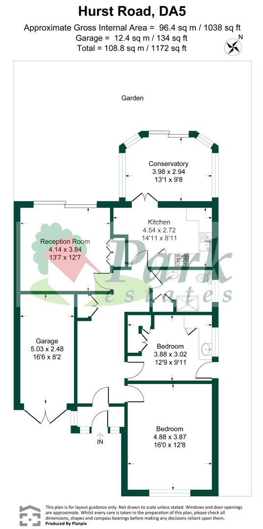 Hurst Road, Bexley floorplan