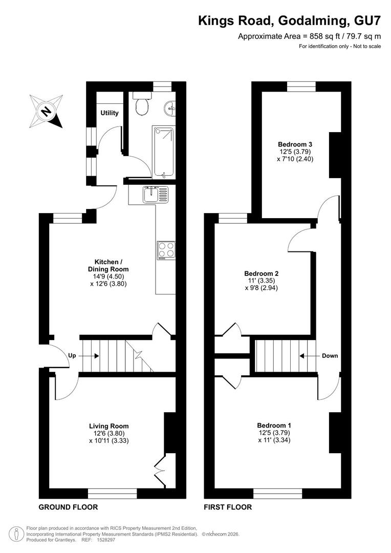 95, Kings Road, Godalming floorplan