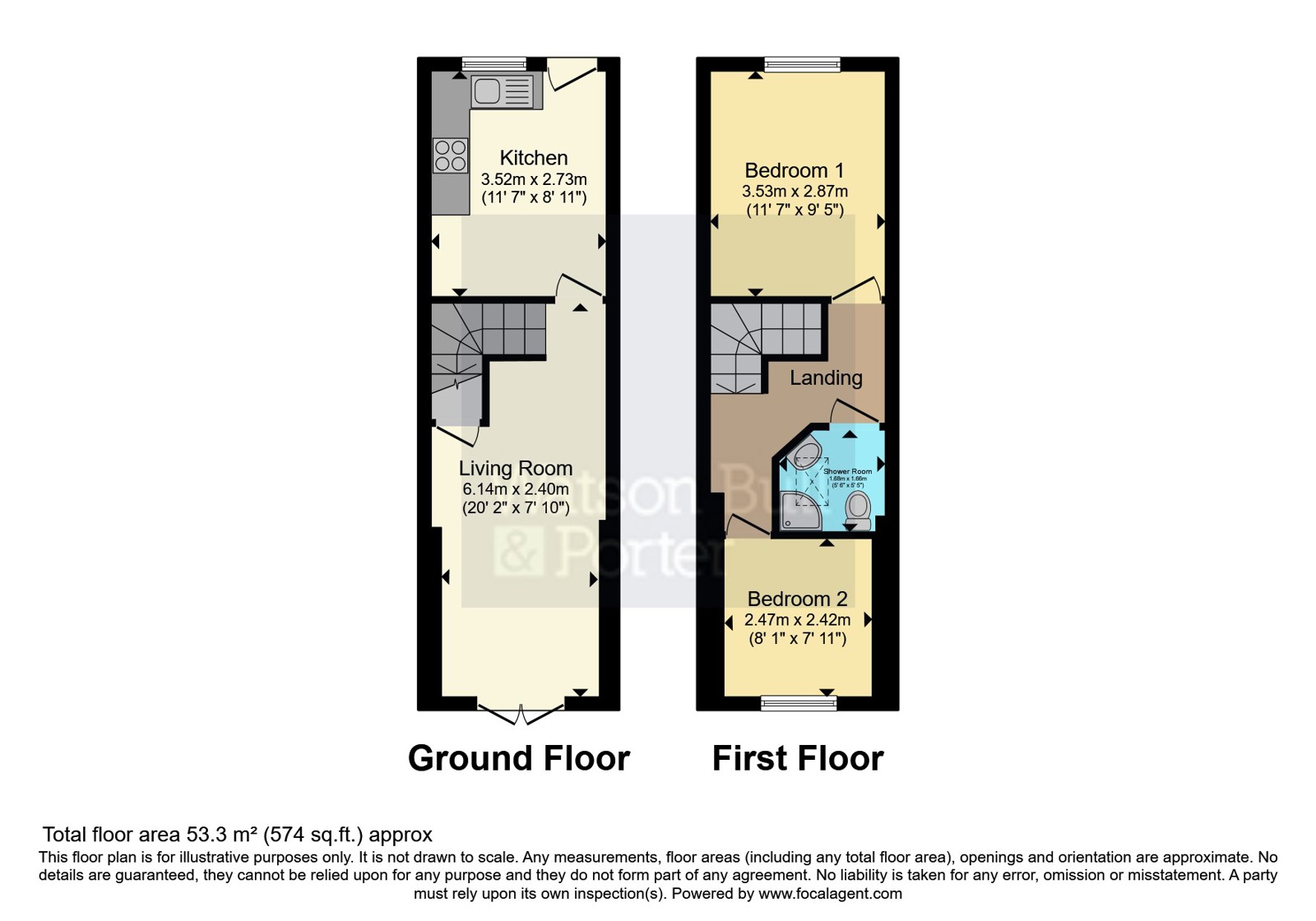 12A, Warwick Street, Isle of Wight floorplan