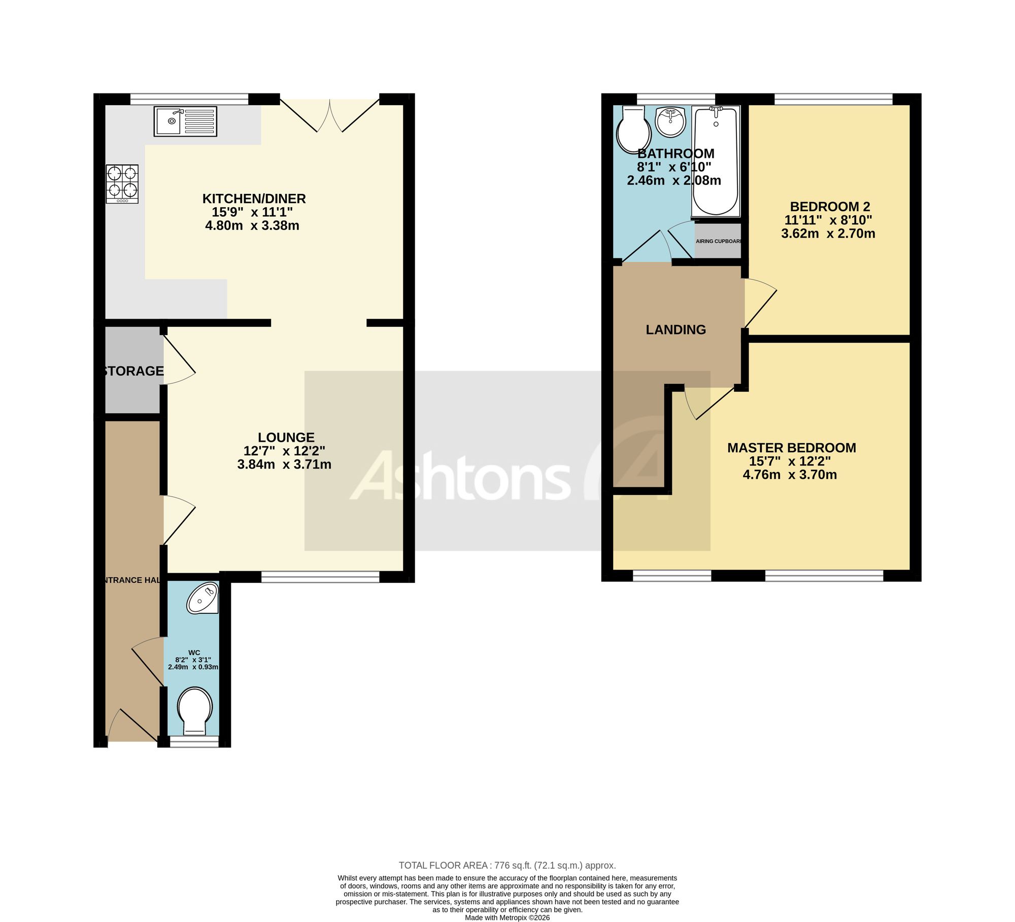 11 The Warren, Newton-Le-Willows floorplan