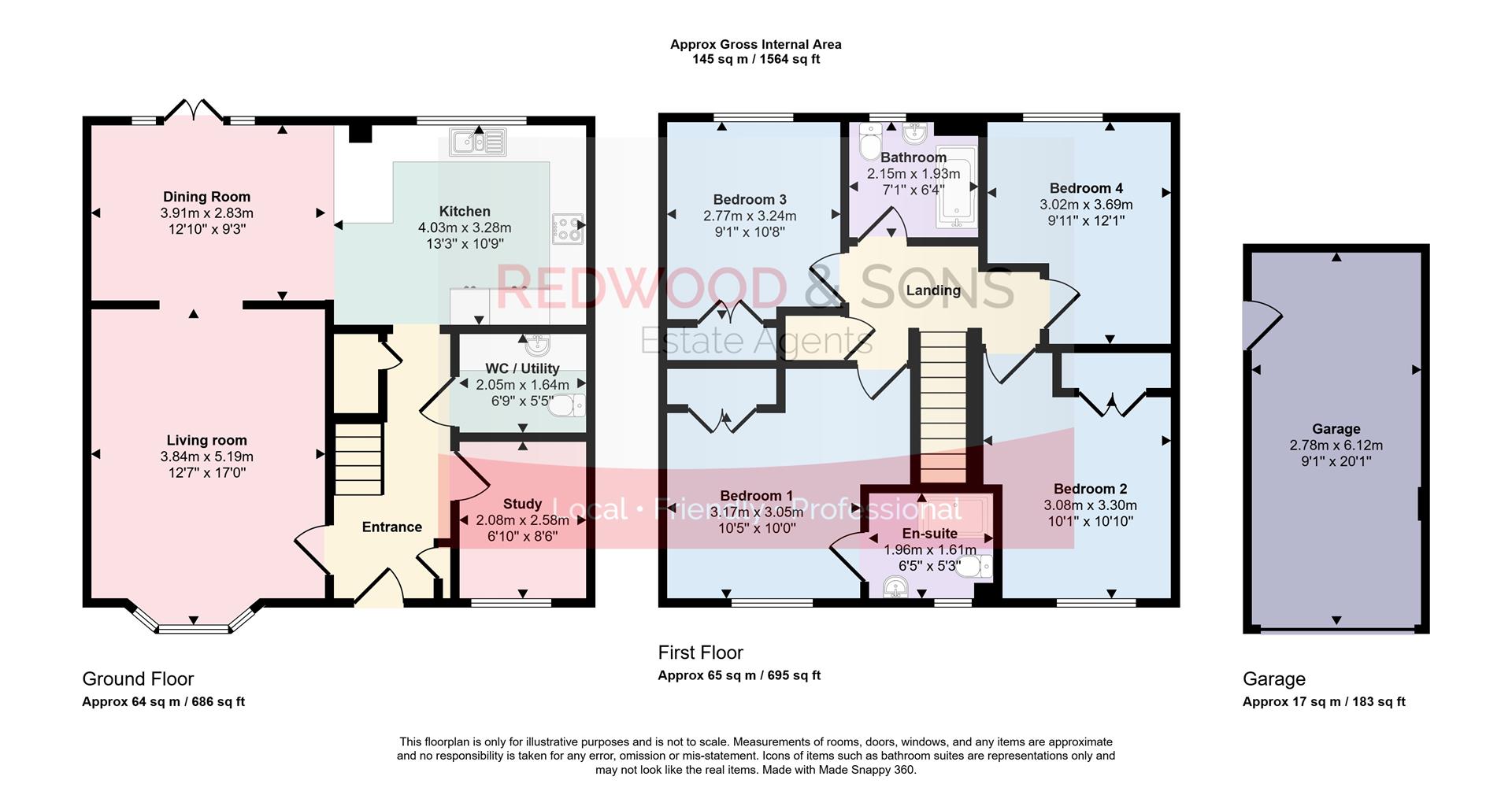 10, Humphrey Way, Eastergate floorplan