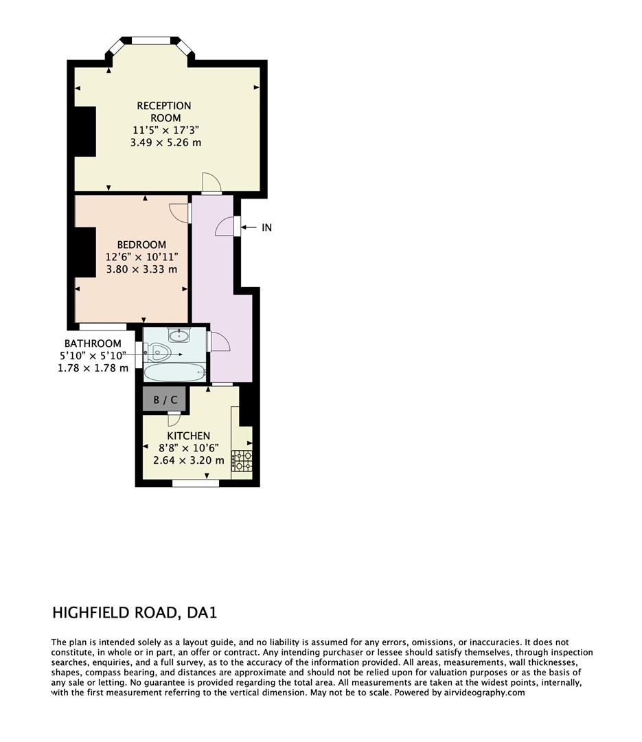 70B, Highfield Road, Dartford floorplan