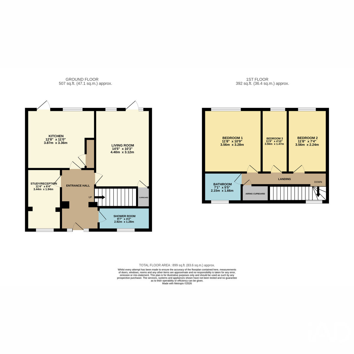 89, Thornbera Gardens, Bishop's Stortford floorplan