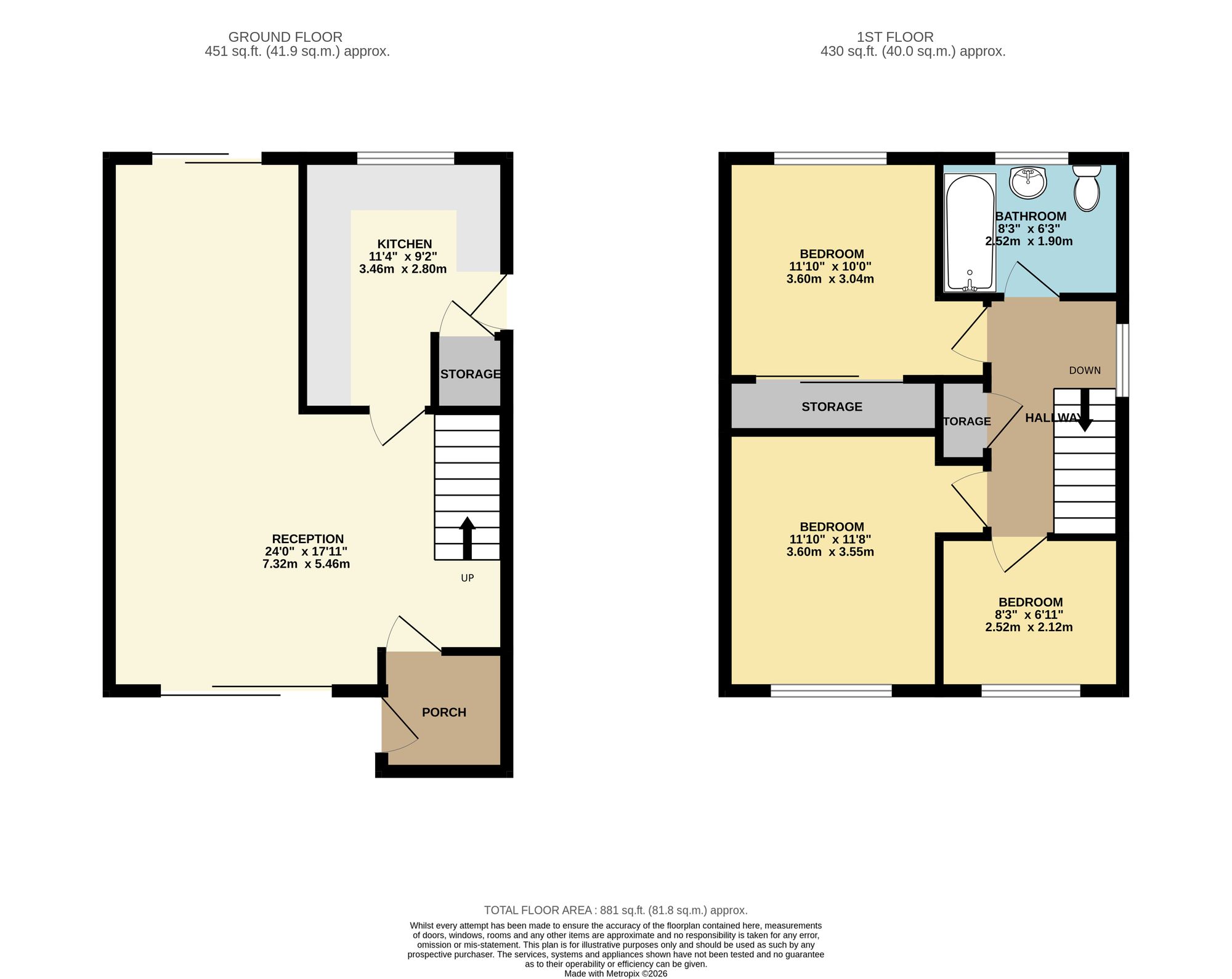48 Crown Lane, Blackwood floorplan