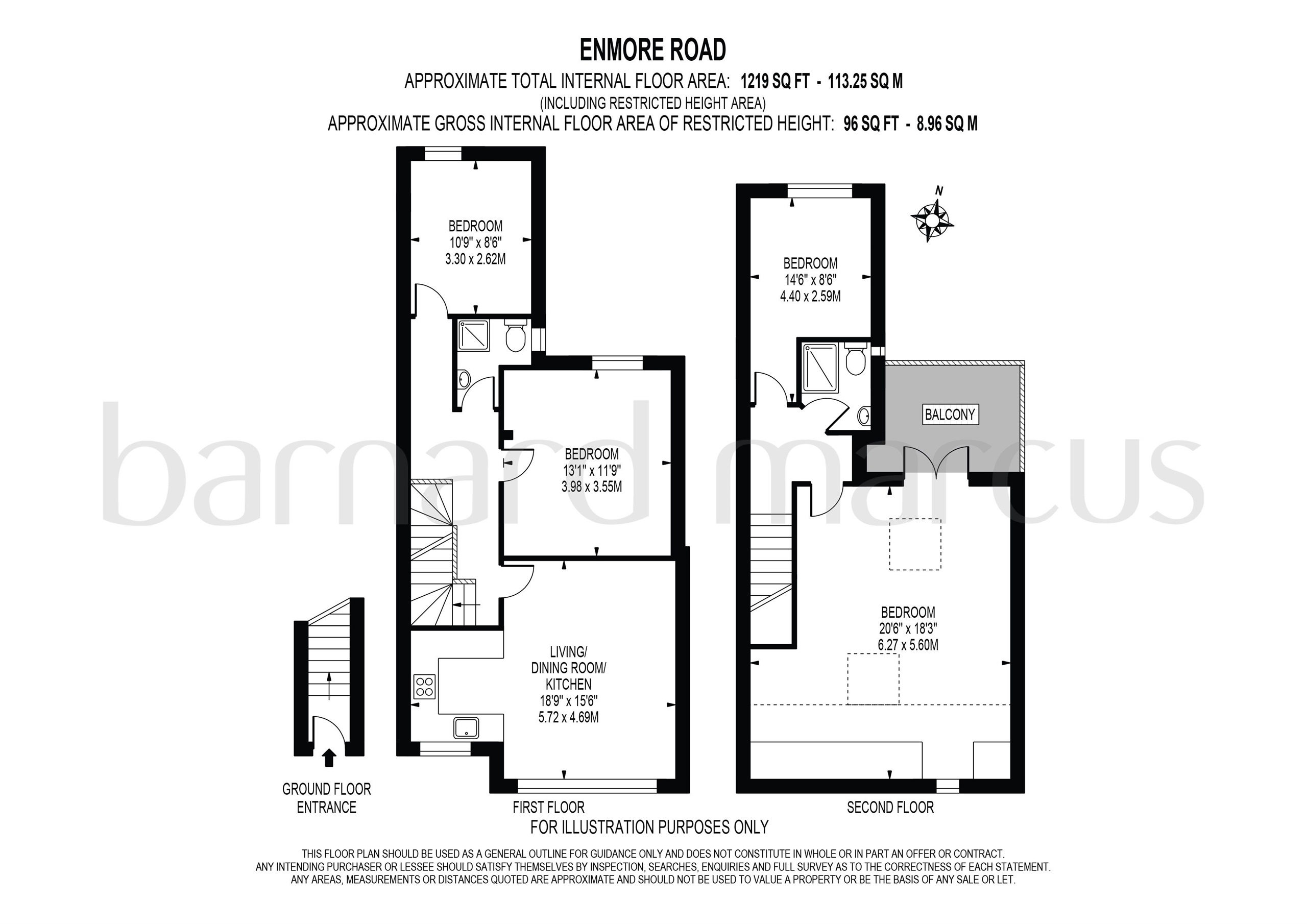 Enmore Road, London SE25, 3 bedroom flat for sale 60796690 PrimeLocation
