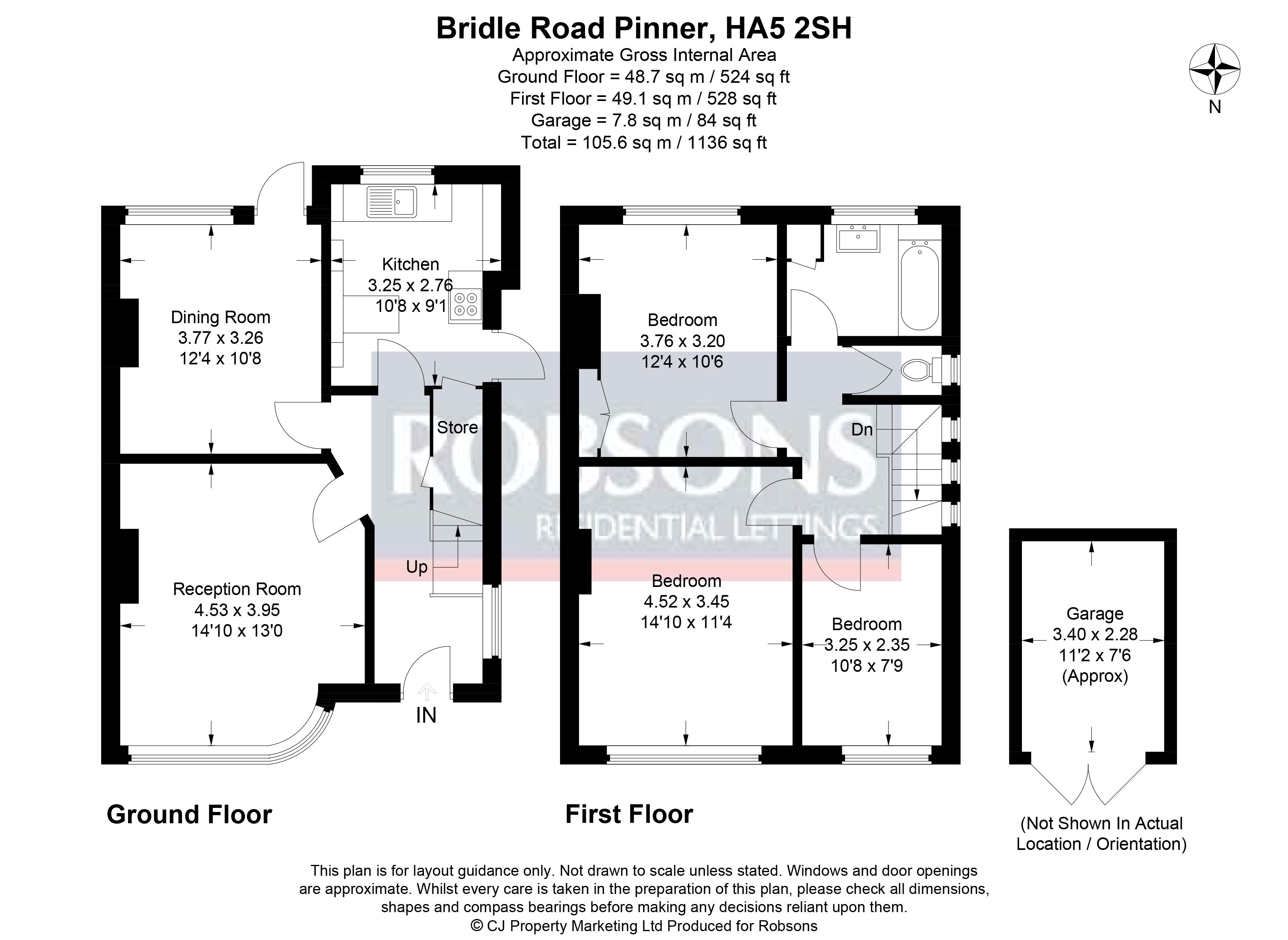 60 Bridle Road, No Street Name Specified, Pinner floorplan