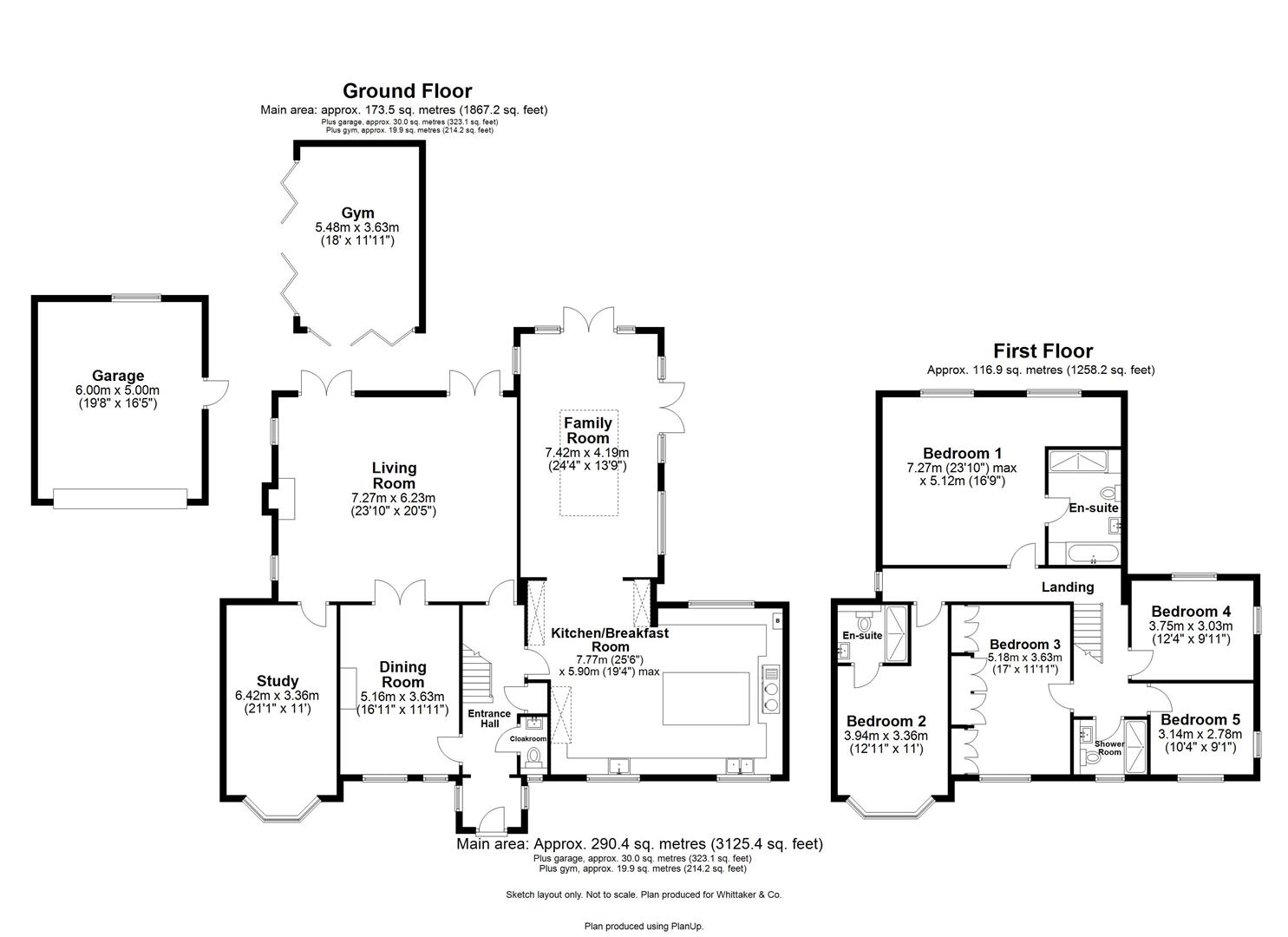 5, Cross Lane, Harpenden floorplan