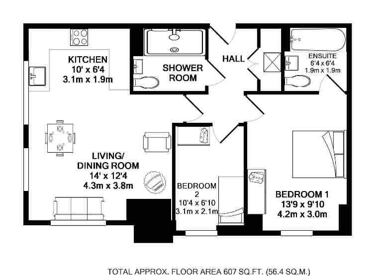 2 Bedrooms Flat to rent in Building 22, Royal Arsenal Riverside, London SE18