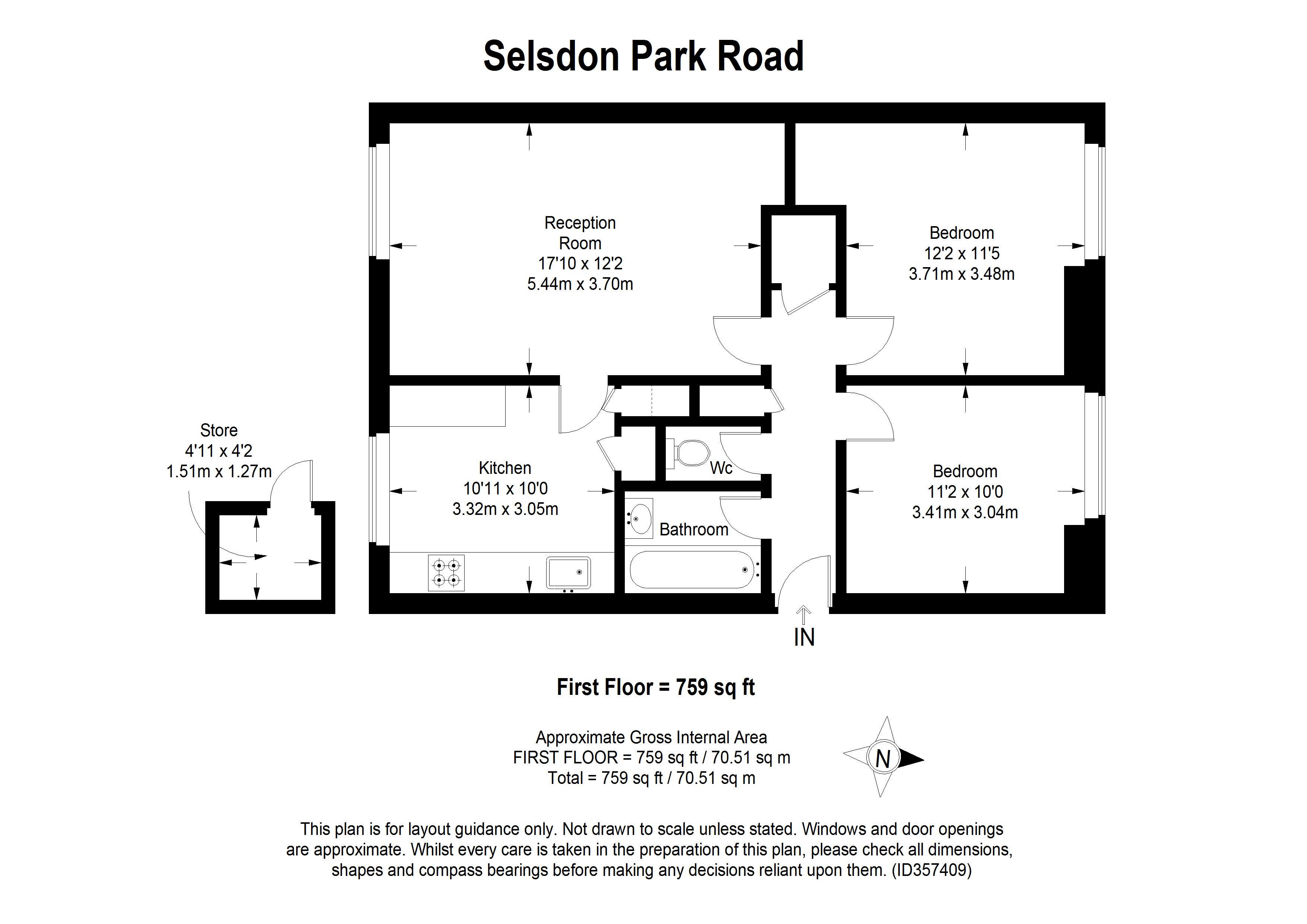 2 Bedrooms Flat for sale in Selsdon Park Road, Selsdon, South Croydon CR2