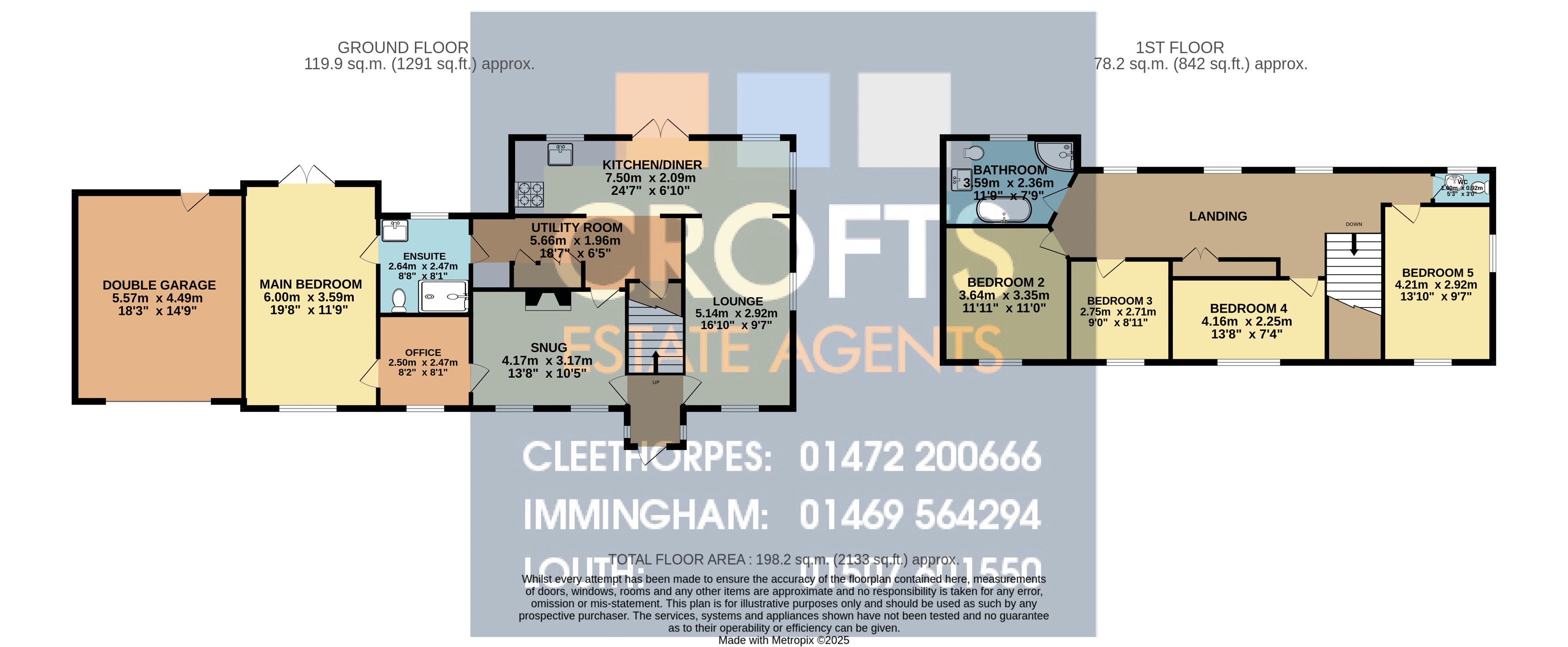 The Old Police House, Main Road, Utterby floorplan