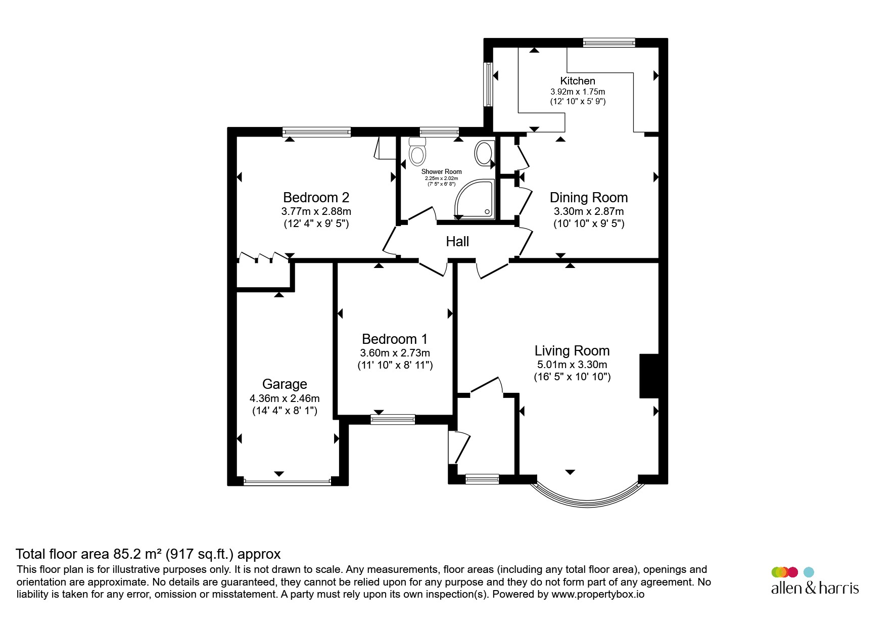 3, Leighton Close, Shepton Mallet floorplan