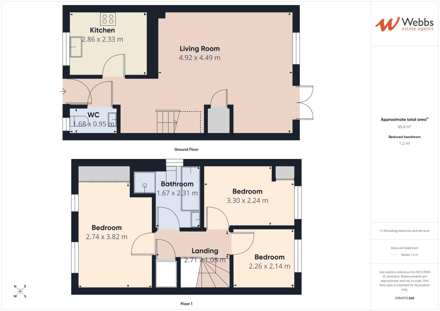 14, Redmires Close, Walsall floorplan
