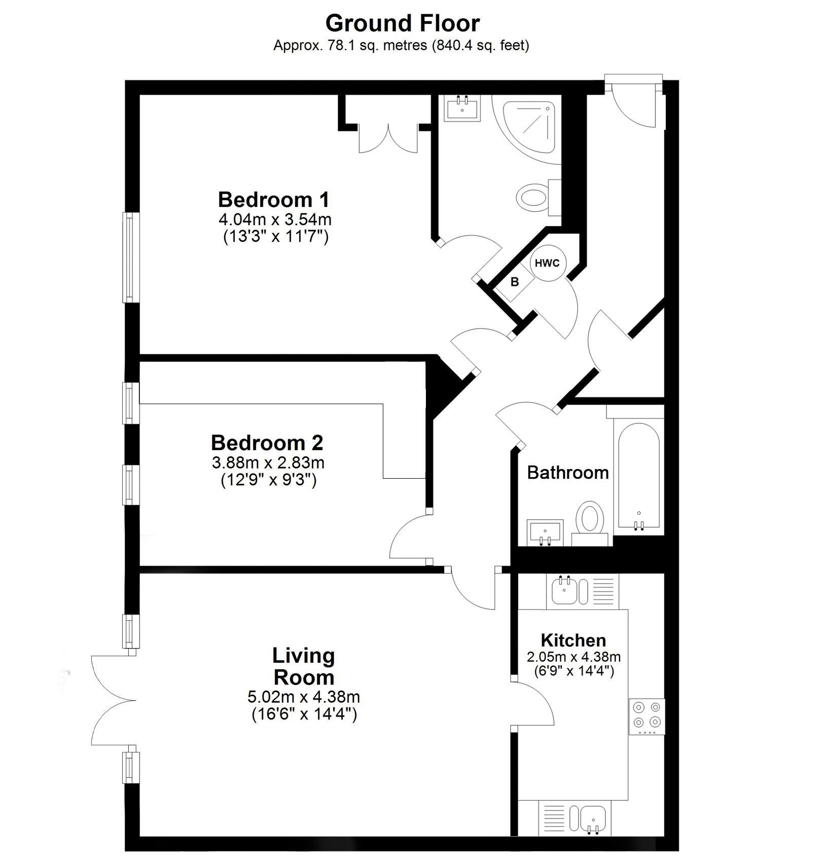 2 Bedrooms Flat for sale in Copthorne Common Road, Copthorne, West Sussex RH10