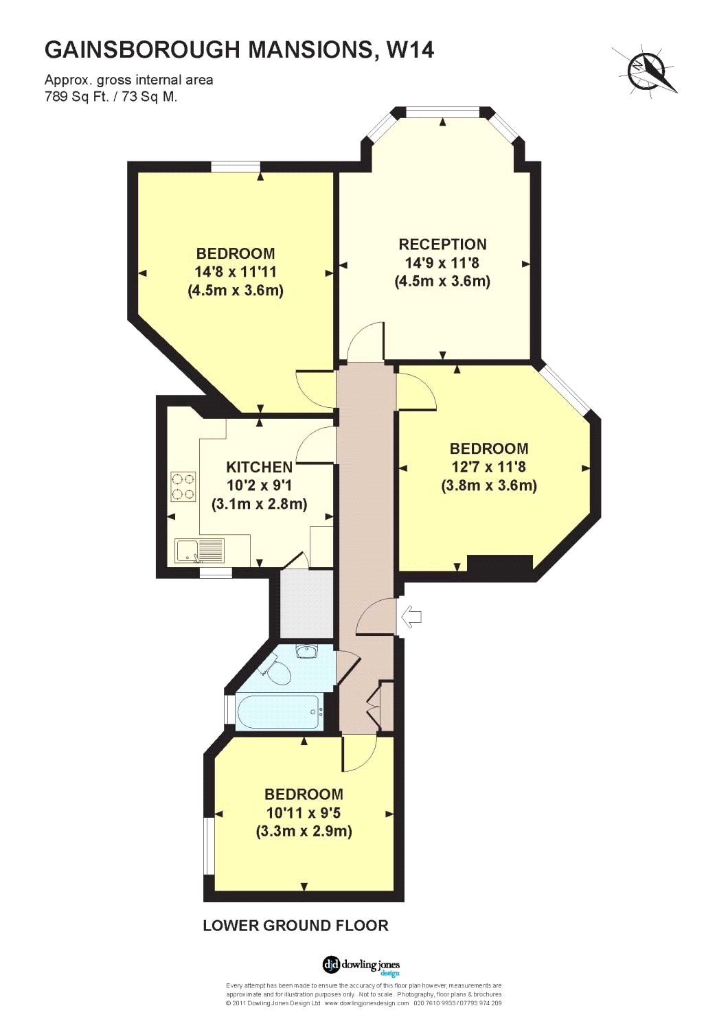 3 Bedrooms Flat to rent in Queens Club Gardens, Barons Court/Fulham, London W14