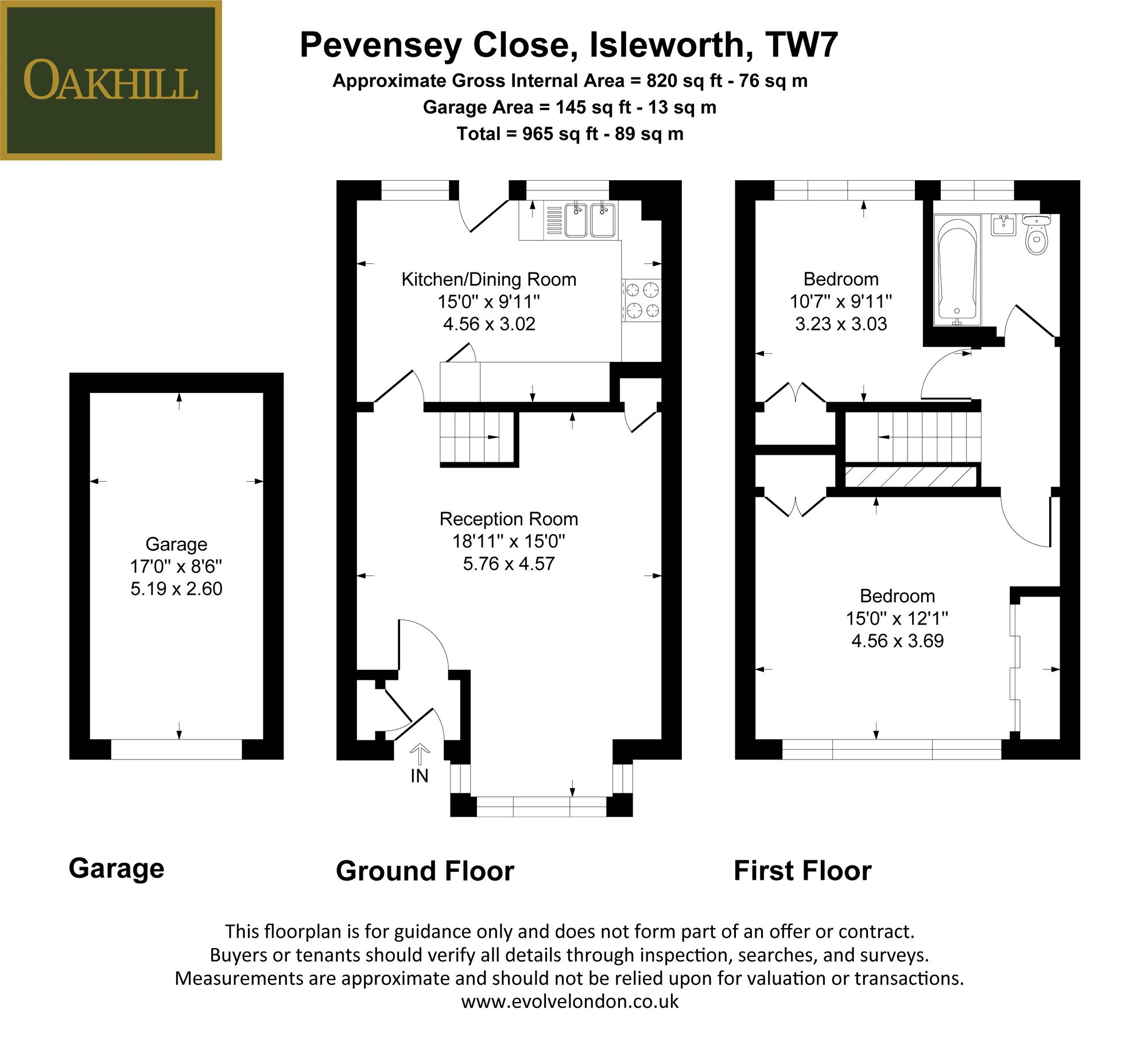 22 Pevensey Close, Isleworth floorplan