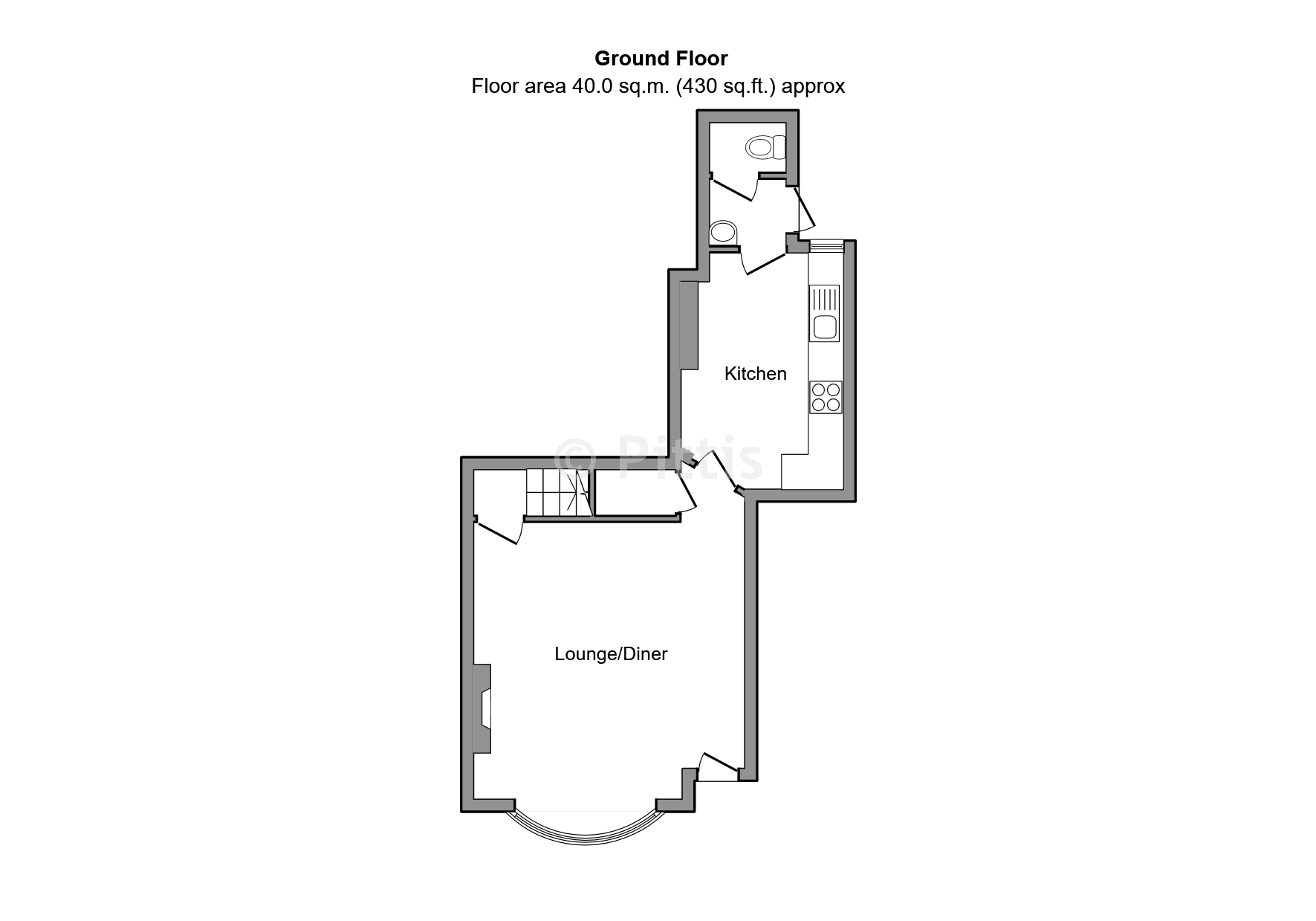 Domus, Belgrave Road, Ventnor floorplan