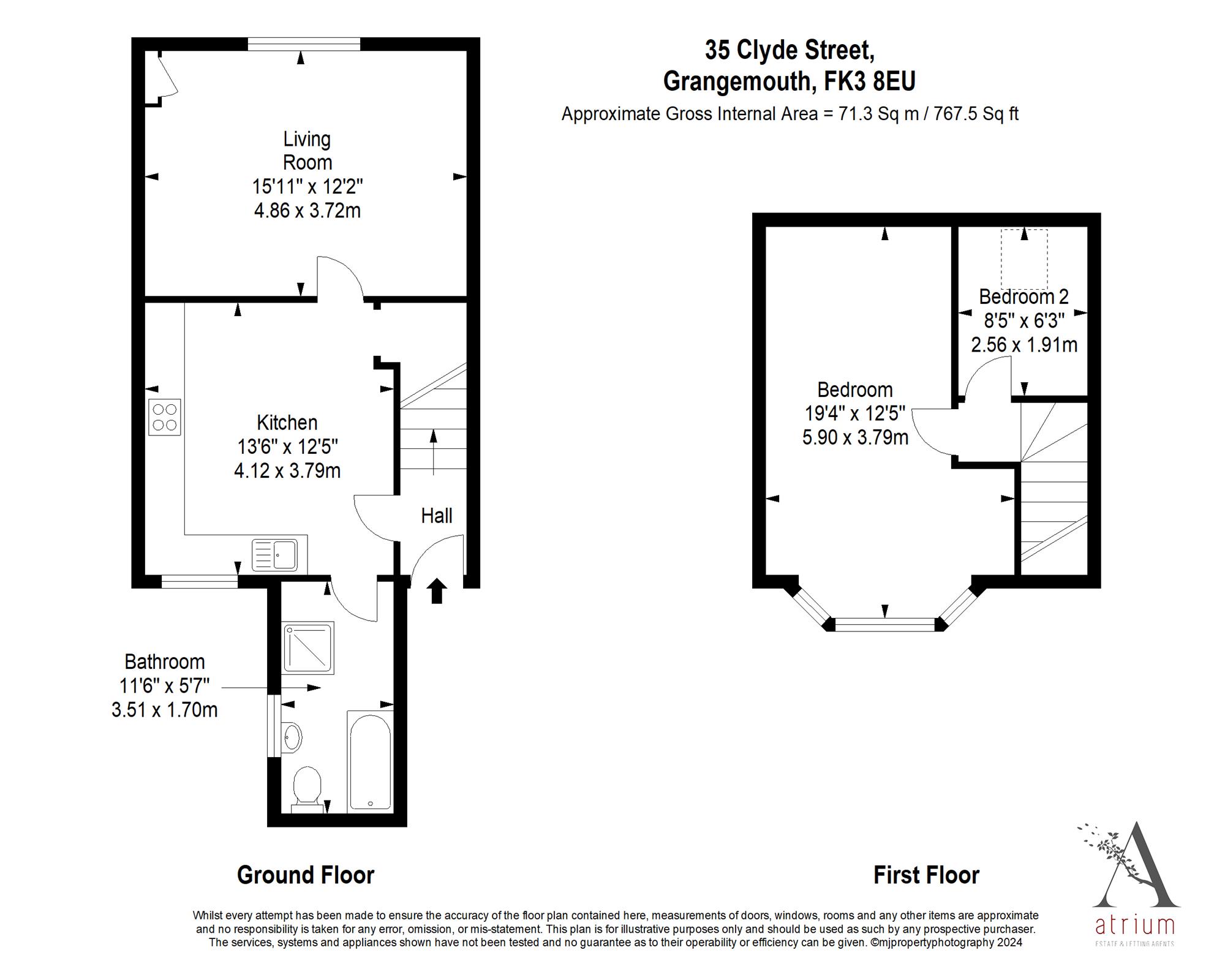 Clyde Street, Grangemouth FK3, 2 bedroom for sale 67031064 PrimeLocation