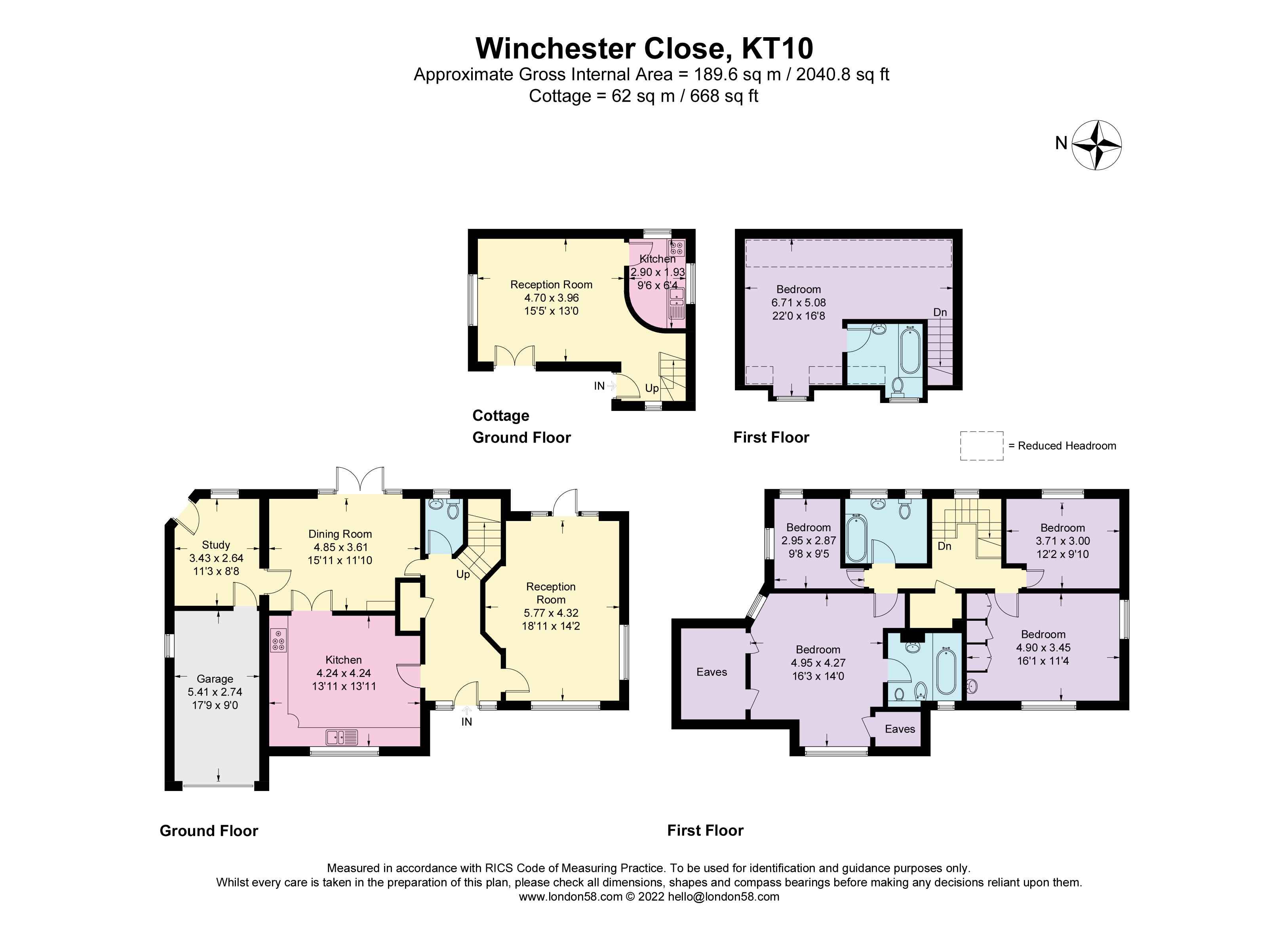 Winchester Close, Esher, Surrey KT10, 5 bedroom detached house for sale